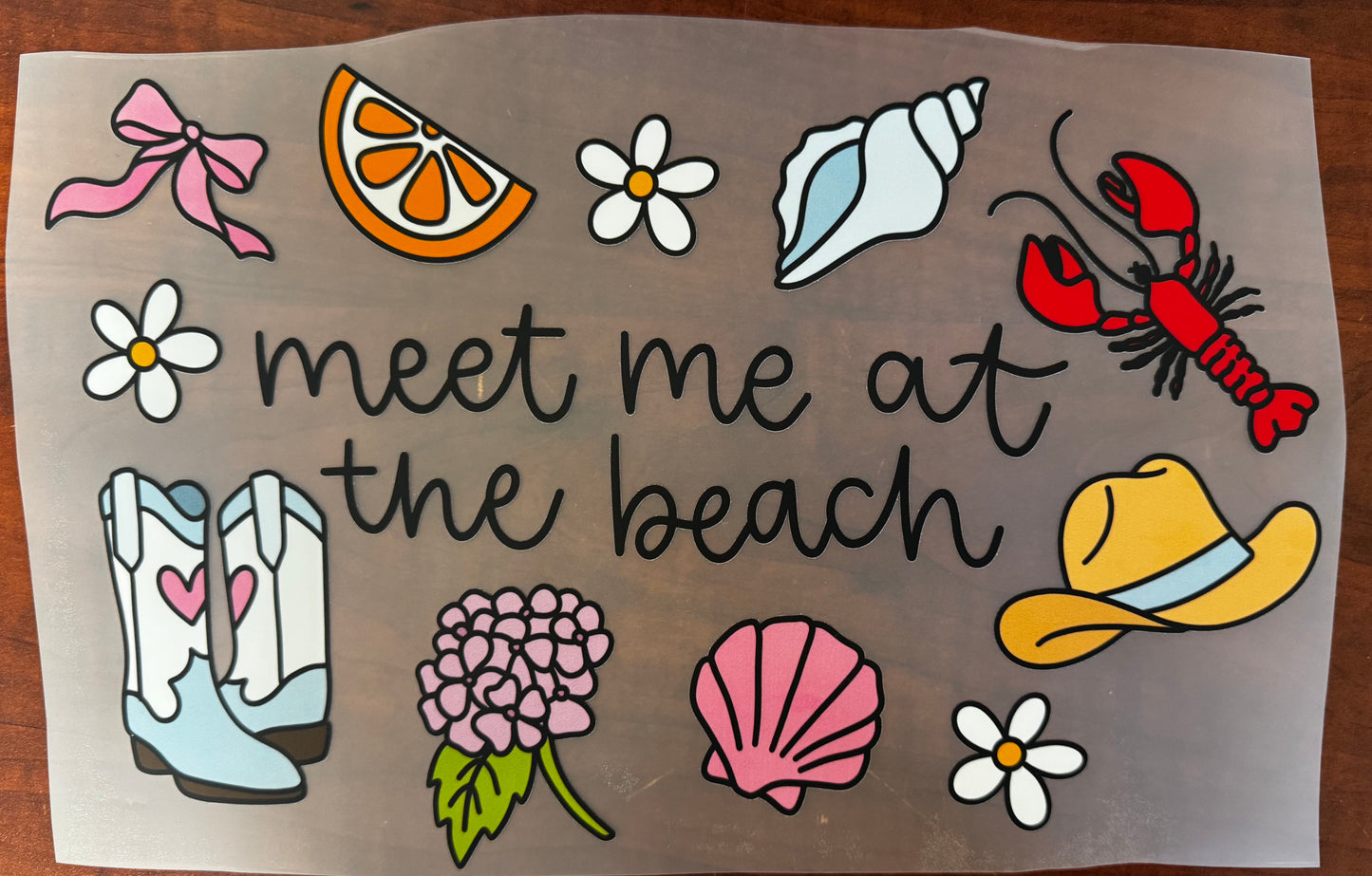 "Meet me at the beach"