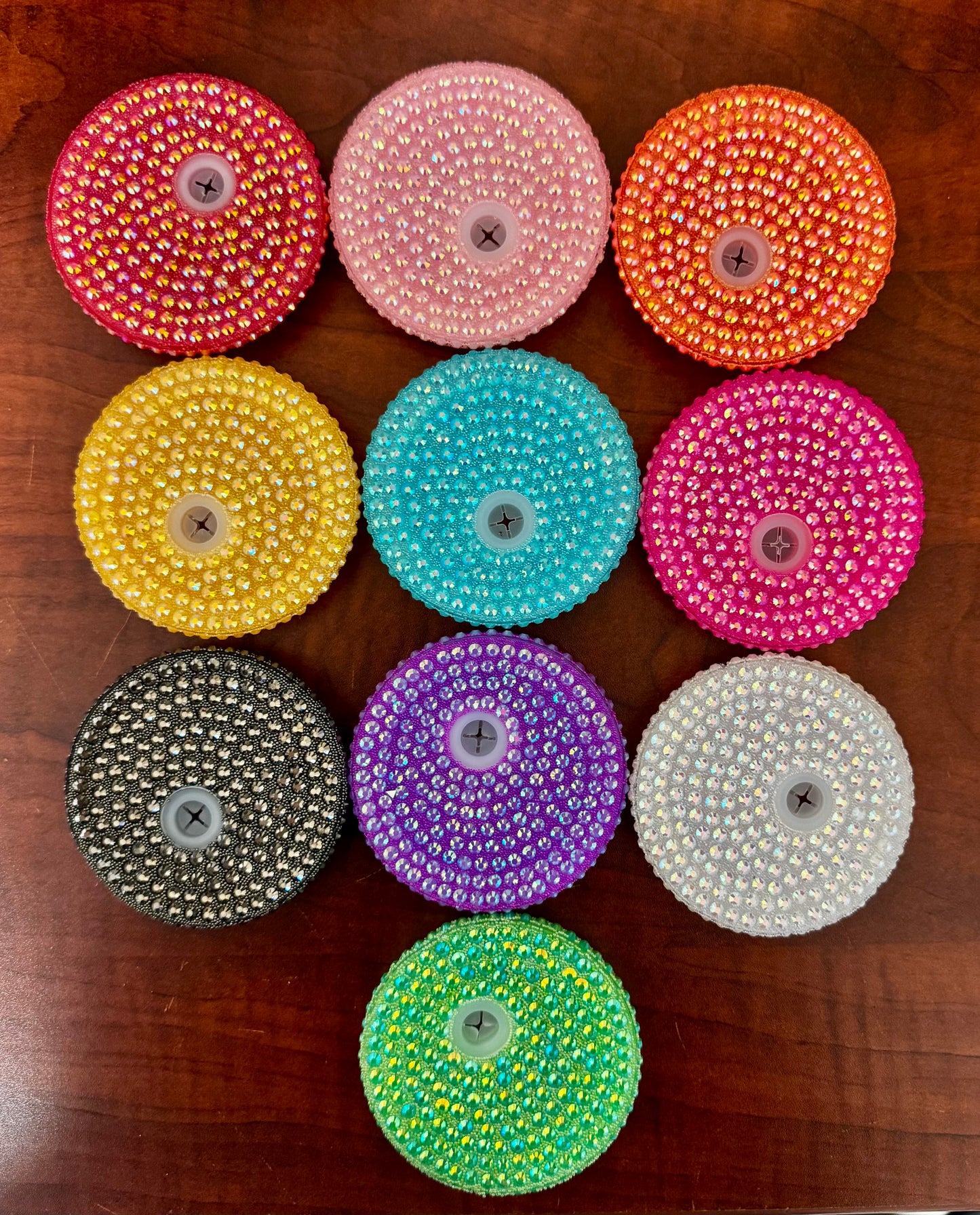 Colorful Rhinestone Acrylic Lids *ADD ON (16 & 20oz cups only)