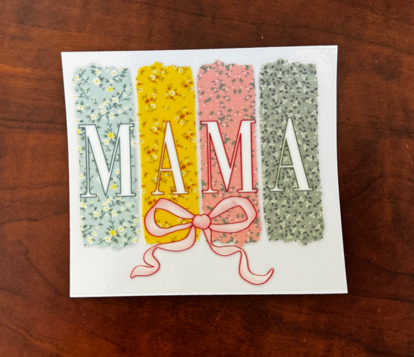 “Mama floral” Decal