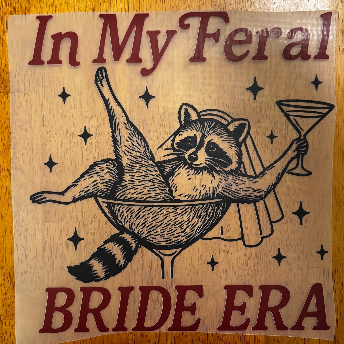 "In my feral bride era"