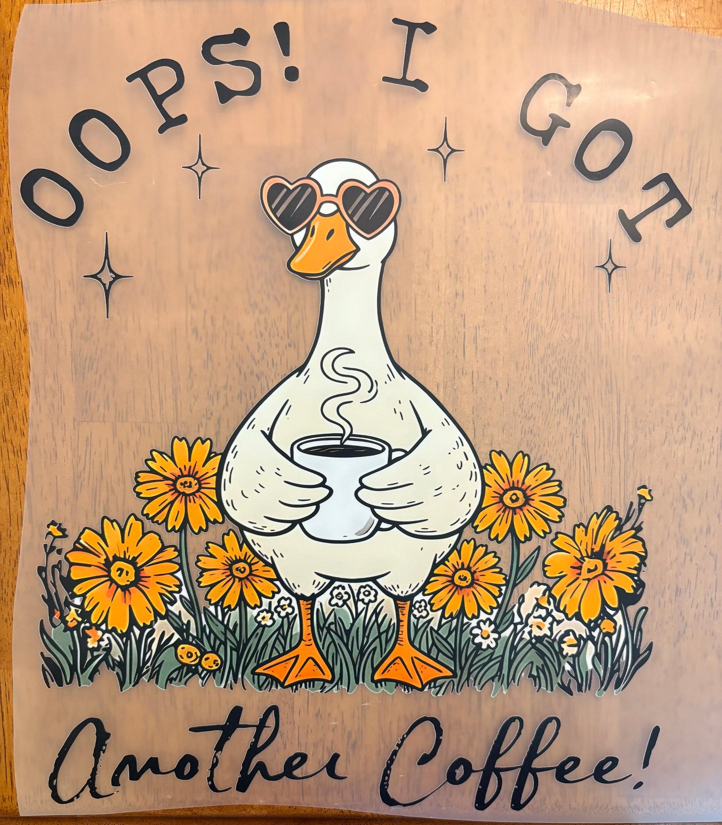 “Oops i got another coffee”