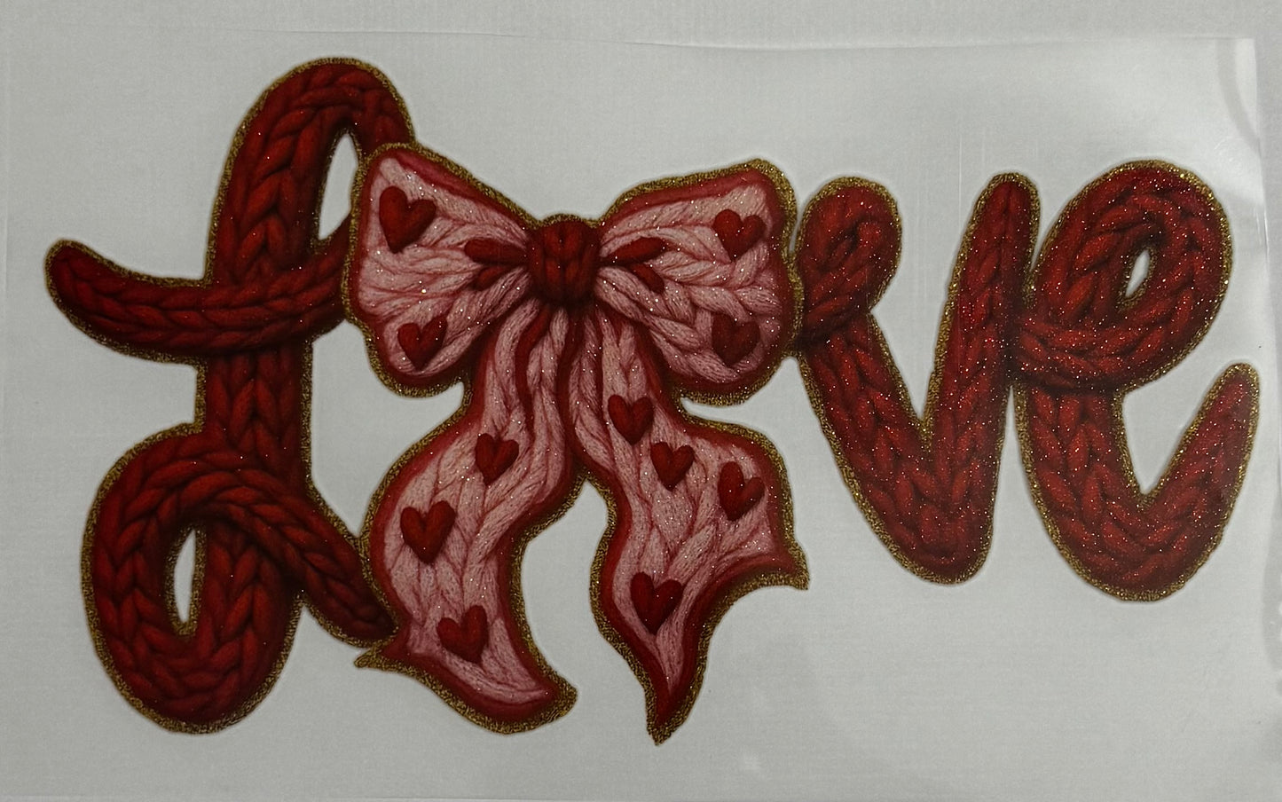 GLITTER “Faux yarn love”