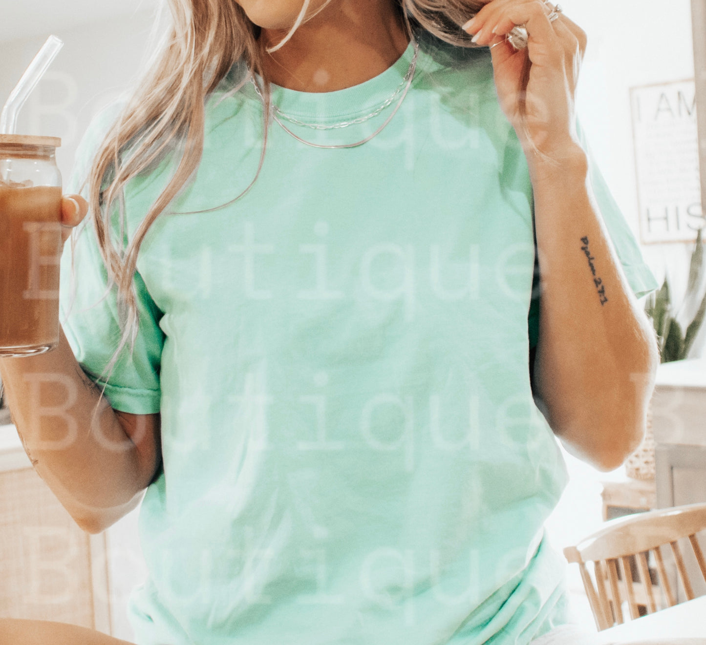 Mint Comfort Colors Tee