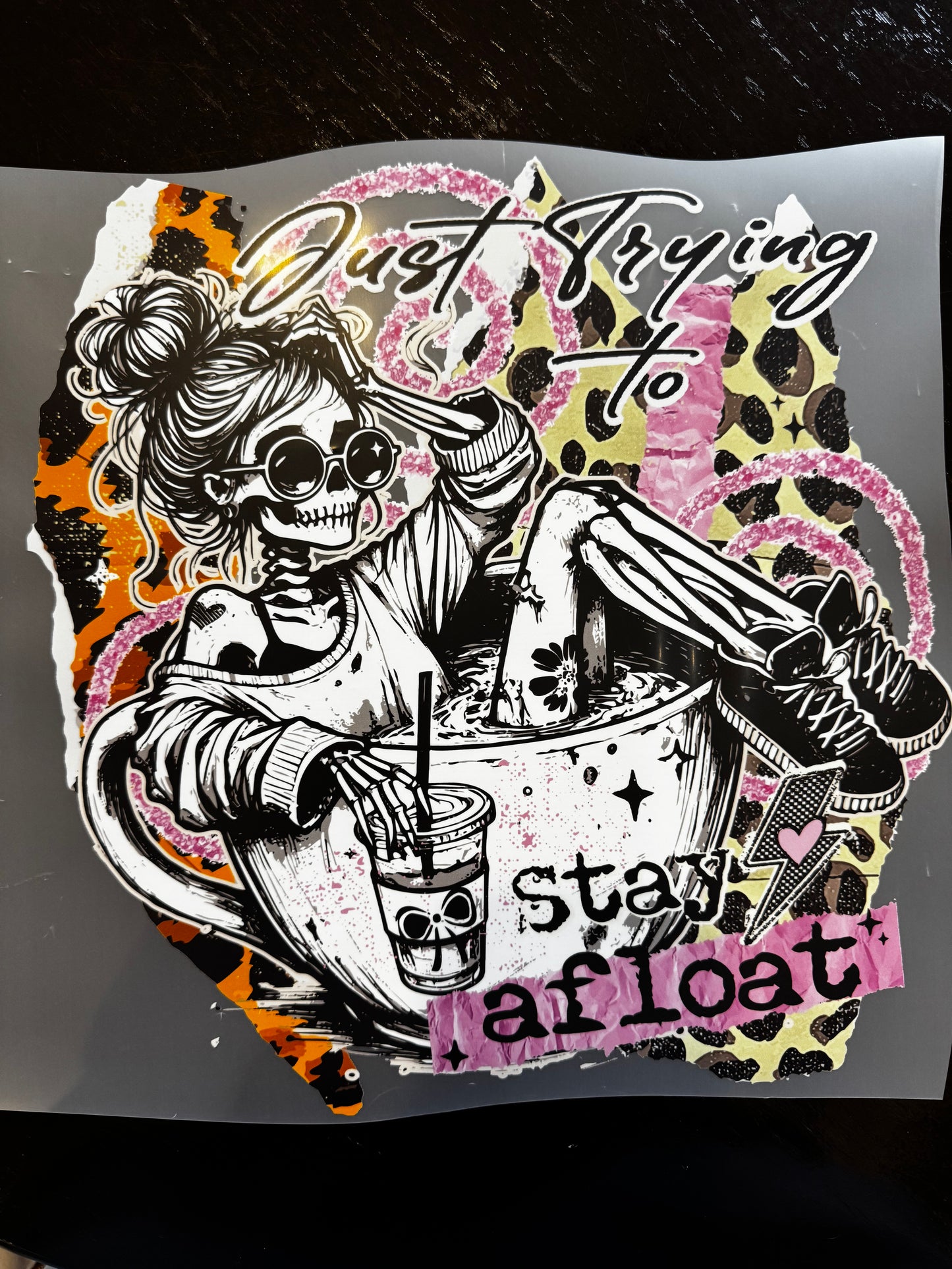 “Stay afloat"