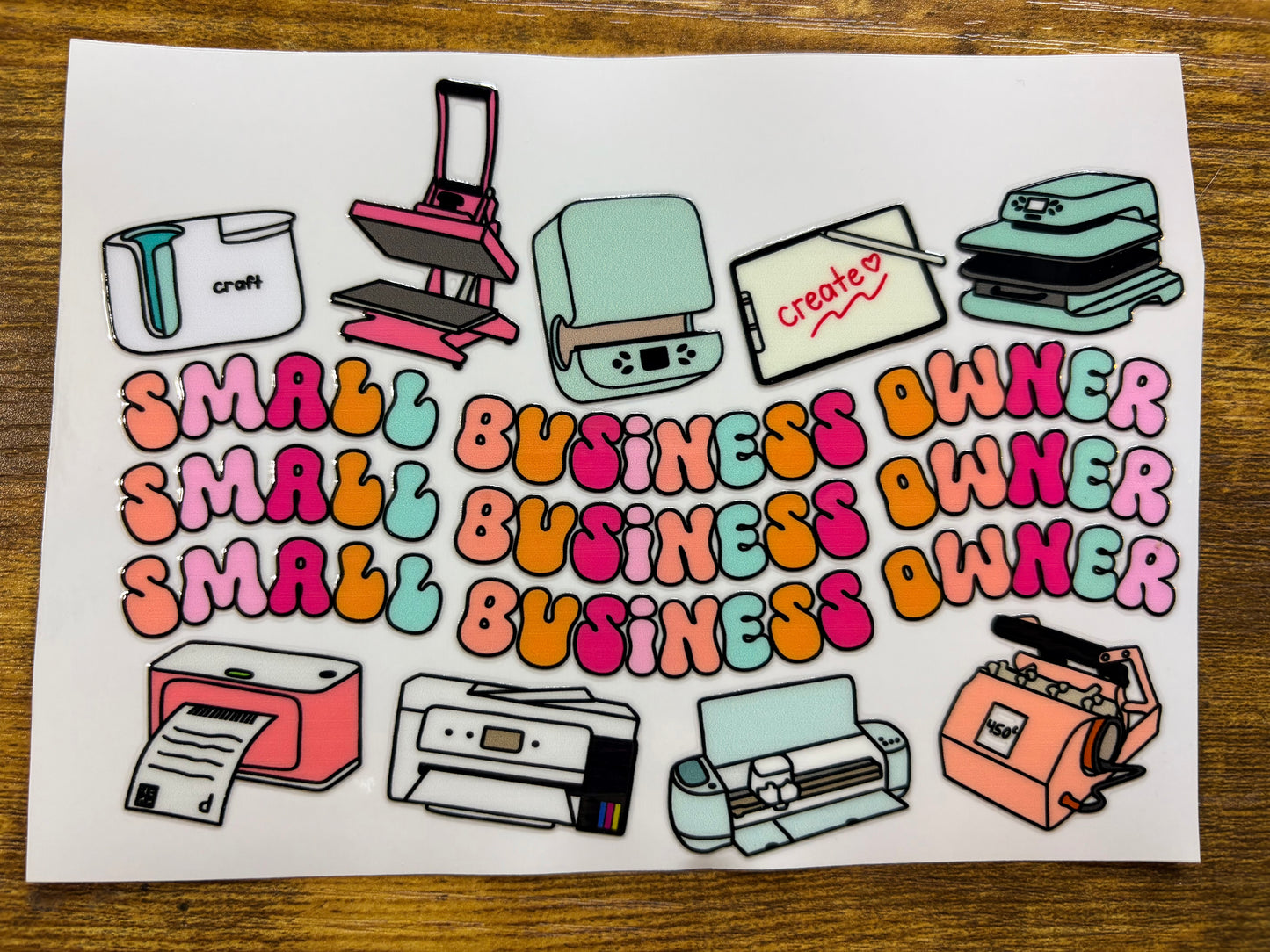 “Small business owner” Decal