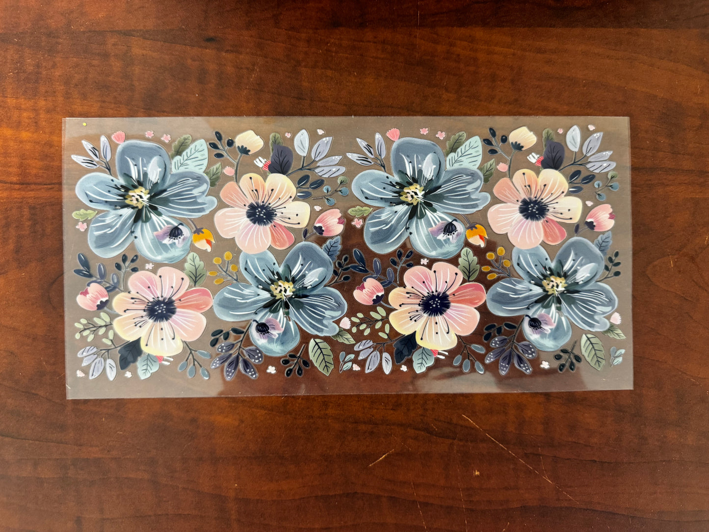 “Watercolor flowers” Wrap #269