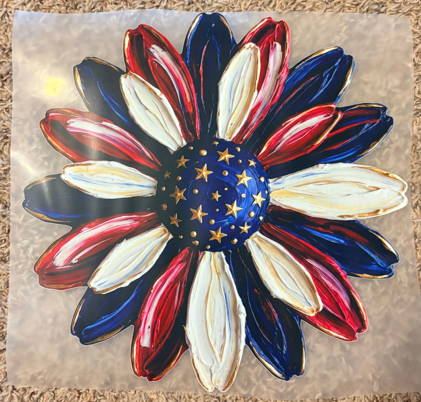 “Patriotic daisy”