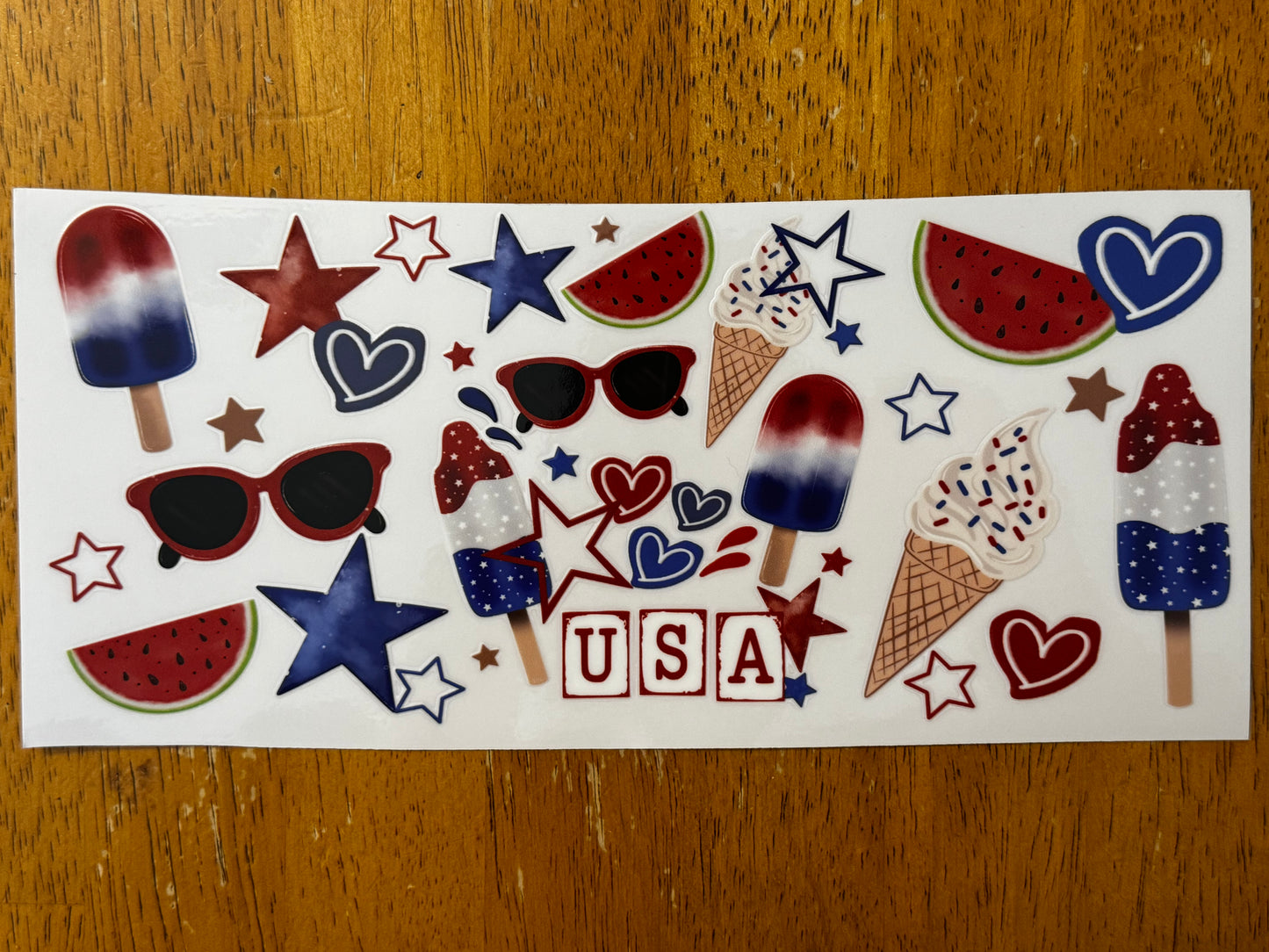 “USA Ice-cream" Wrap #54