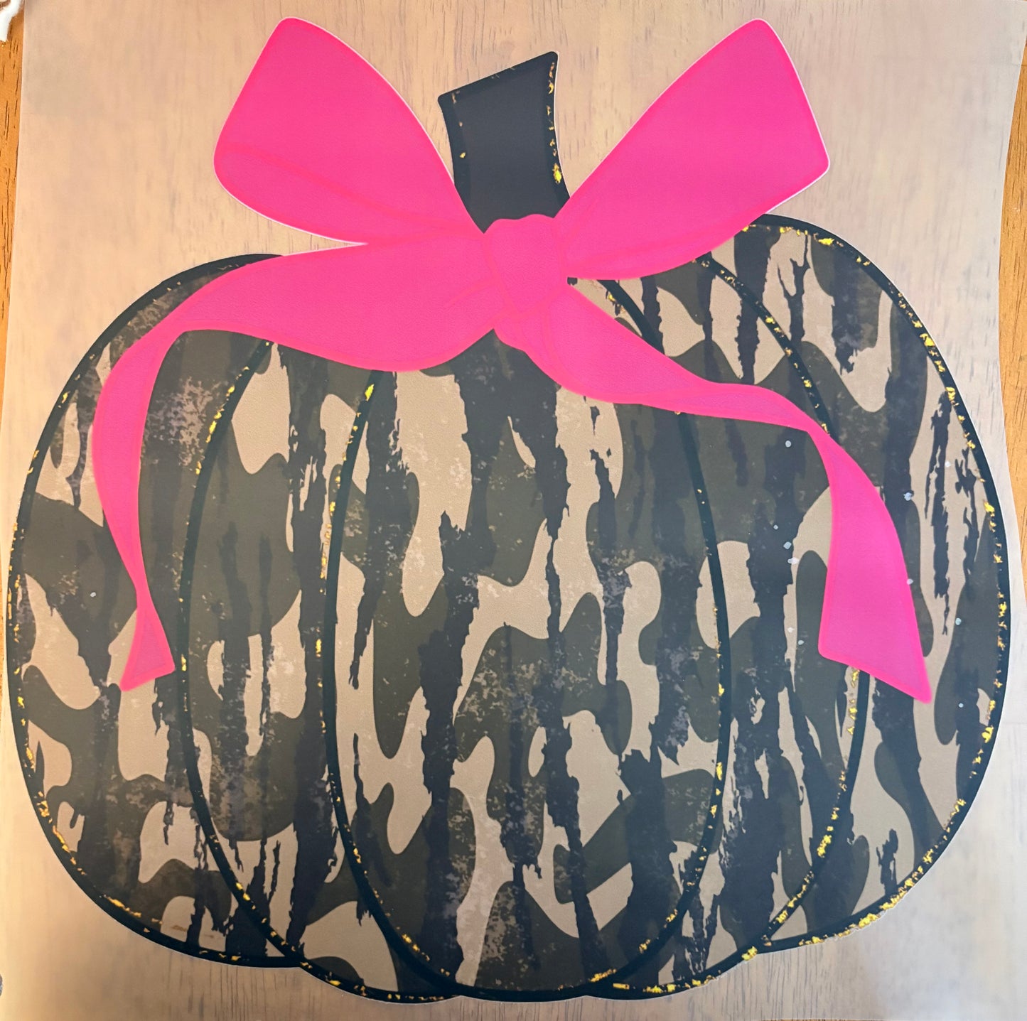 “Camo pumpkin”