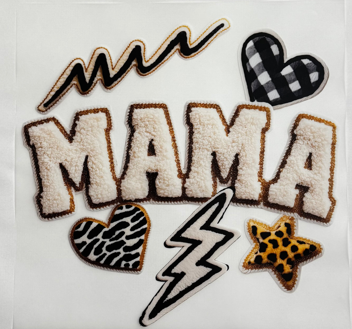 “Mama faux patch”