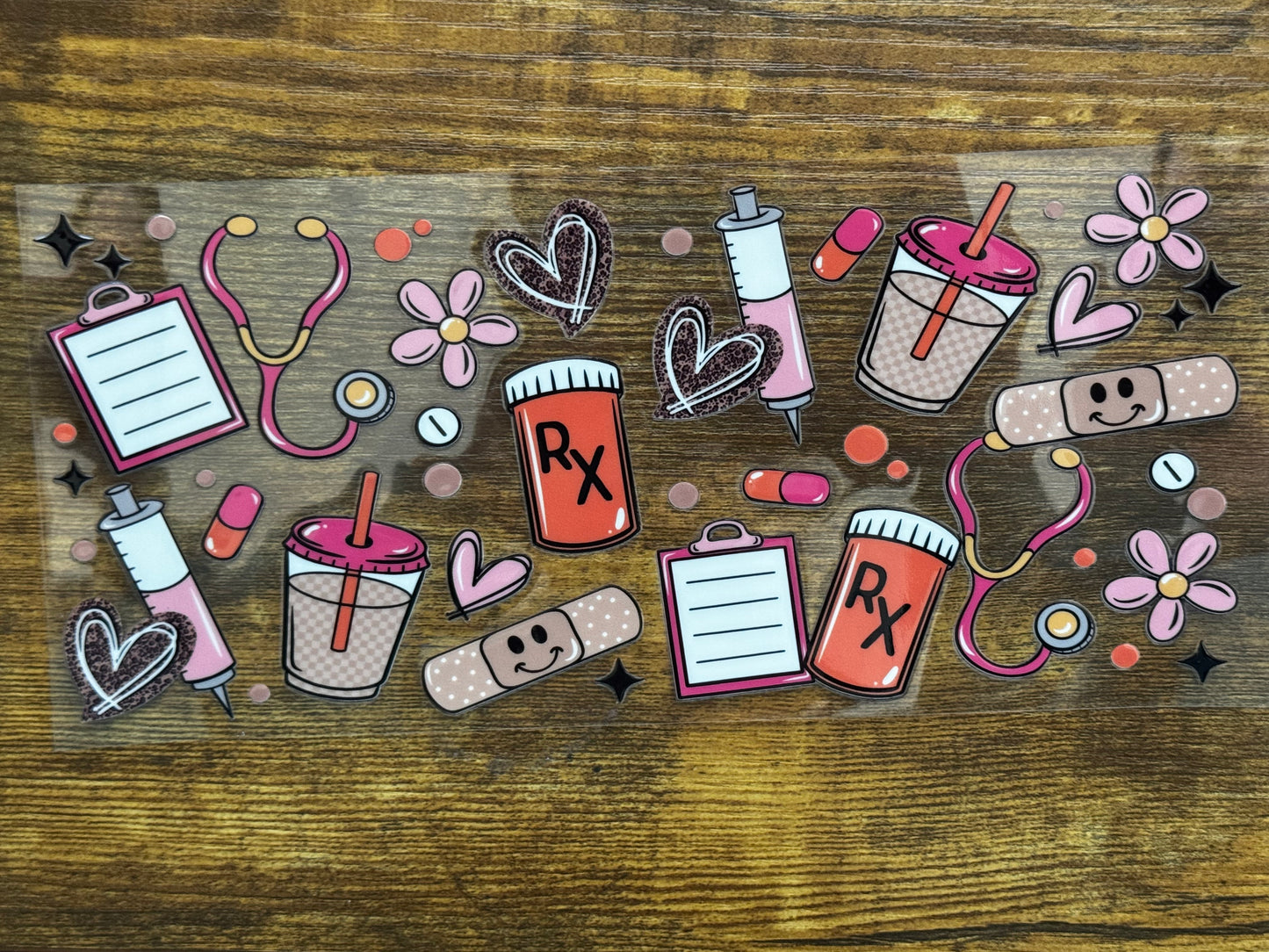 “Pink nurse" Wrap #28