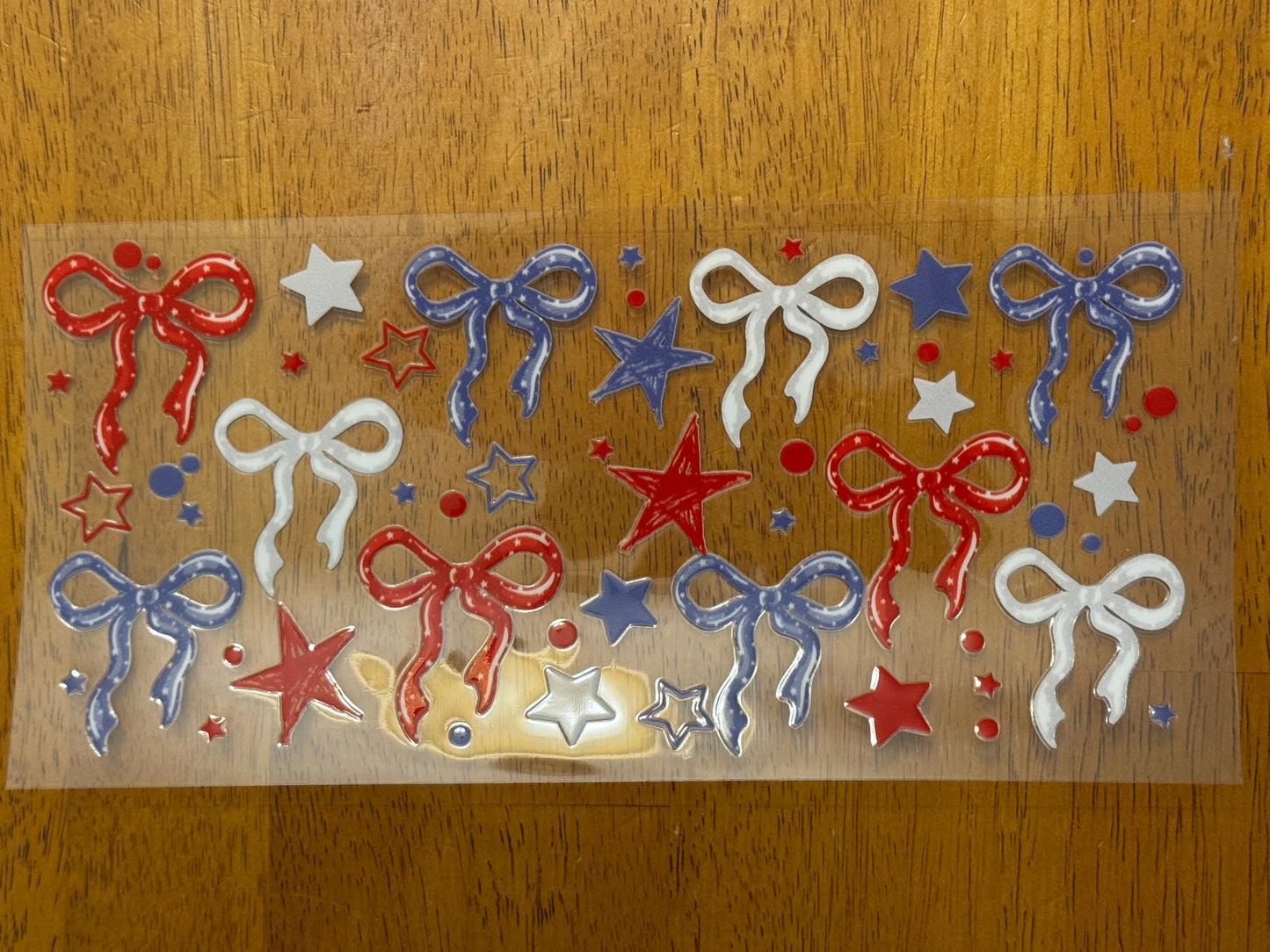“Patriotic bows" Wrap #61