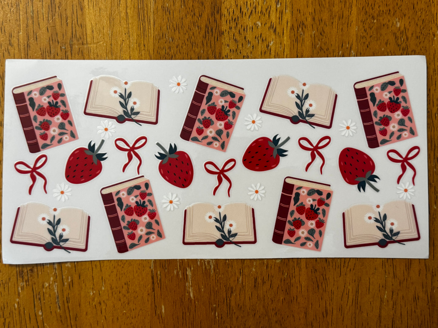 “Strawberry books" Wrap #51