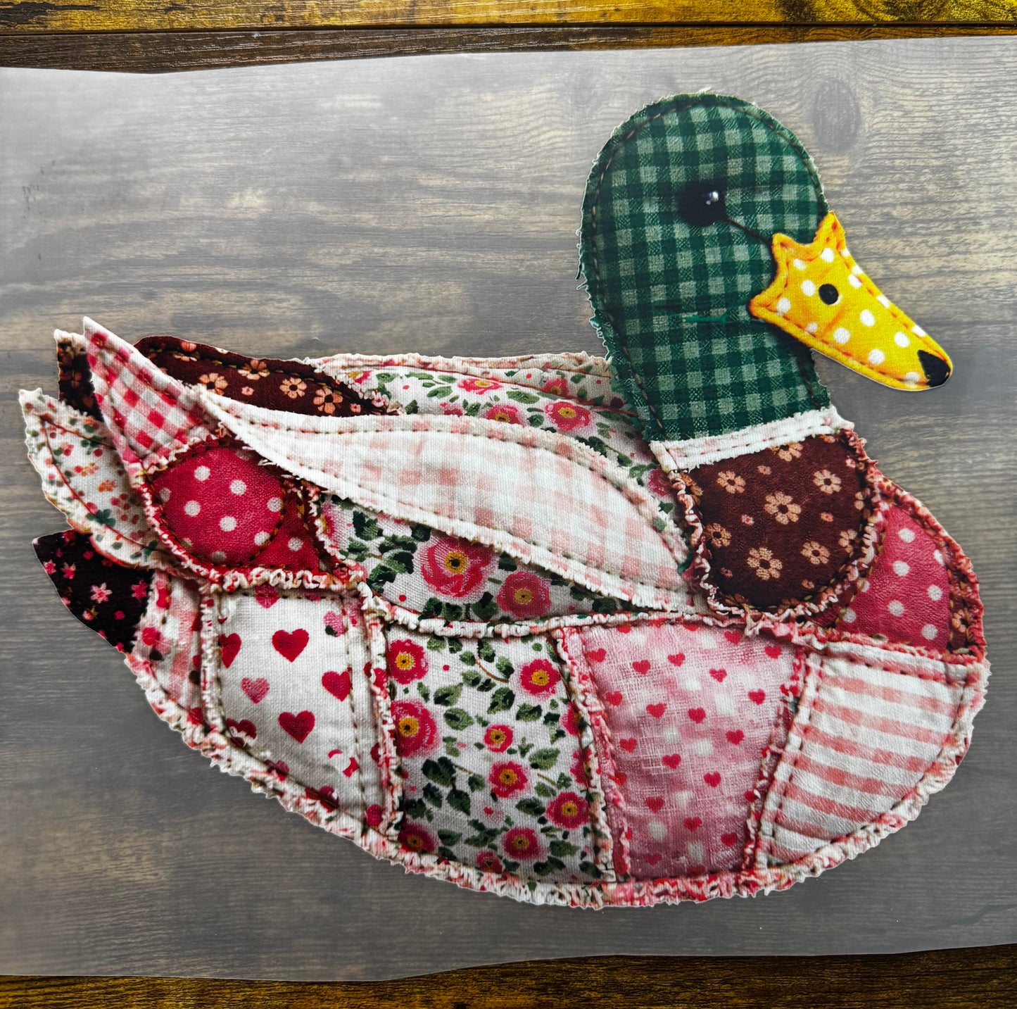 “Duck faux patch"