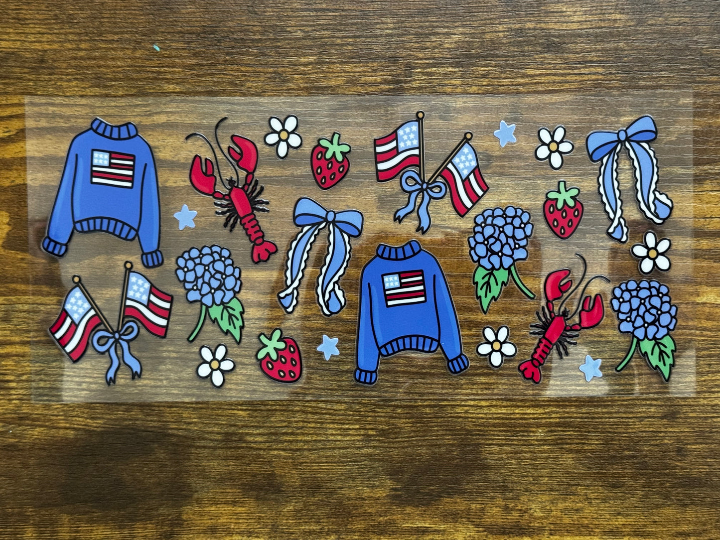 “Texas Patriotic summer" Wra #34