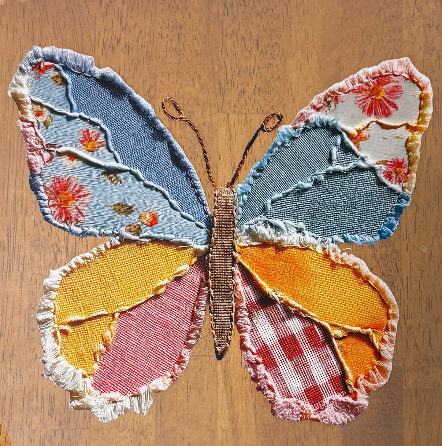 “Denim butterfly”