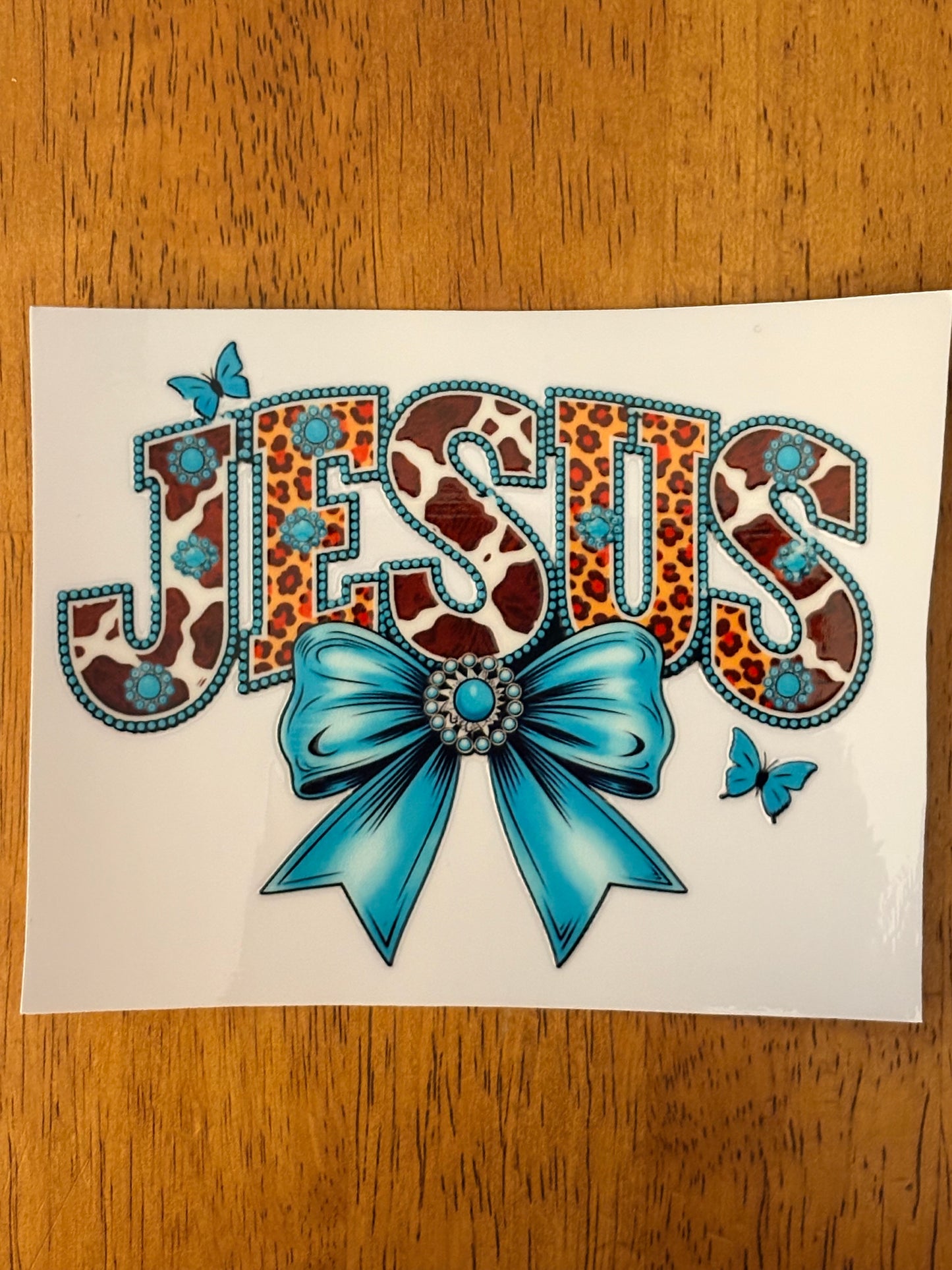 "Western Jesus” Decal
