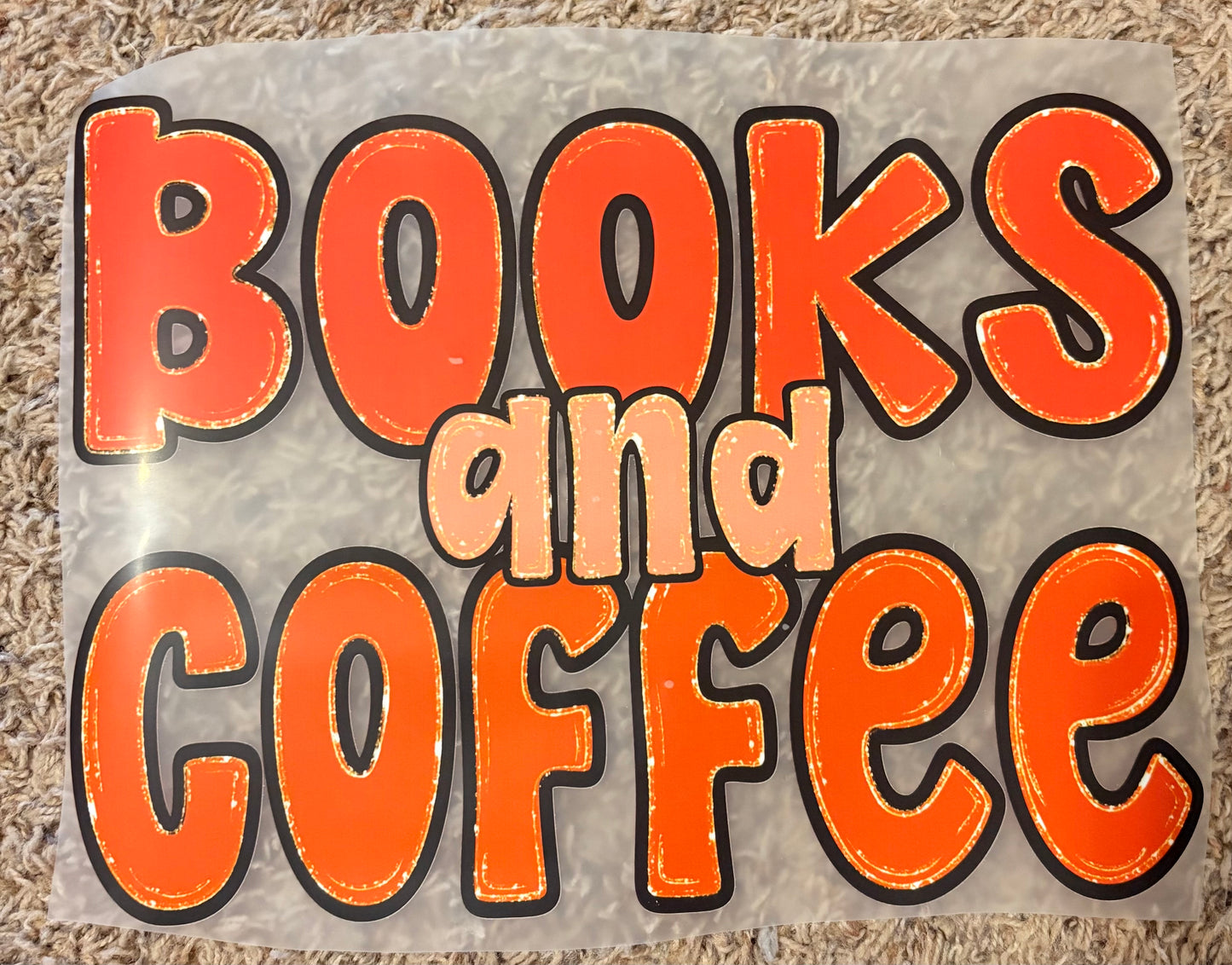 “Books and coffee”