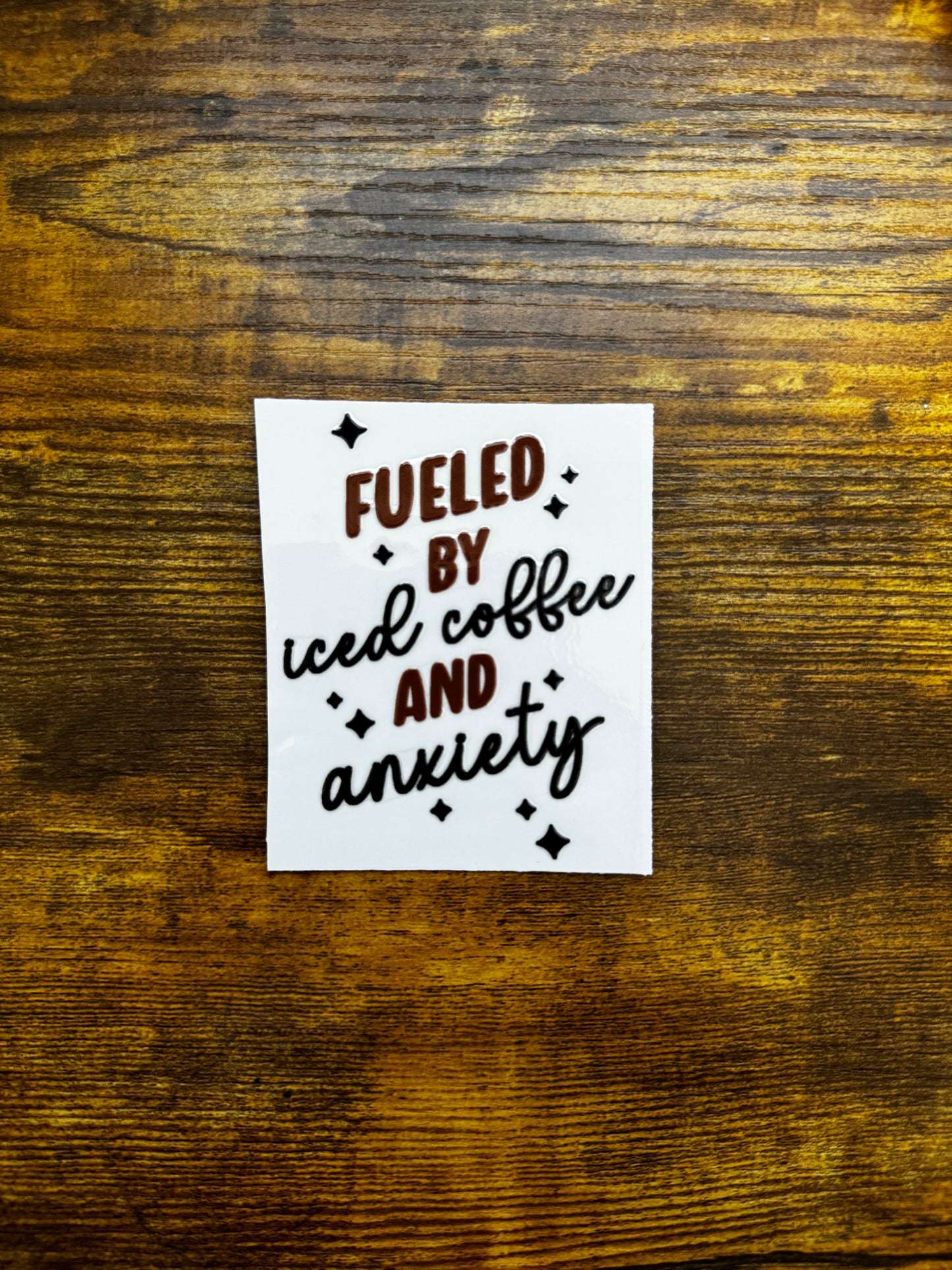 “Coffee & Anxiety” Decal