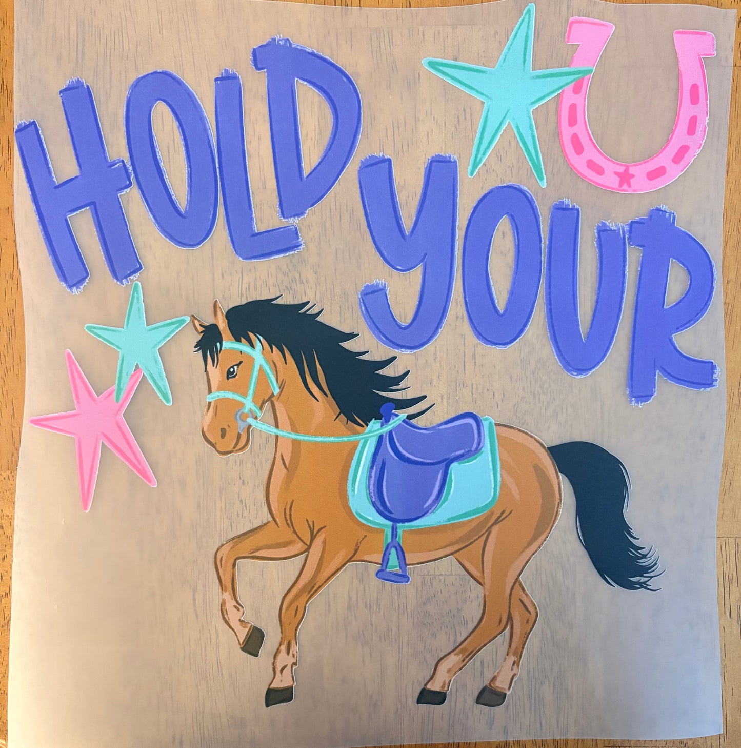 “Hold your horses”