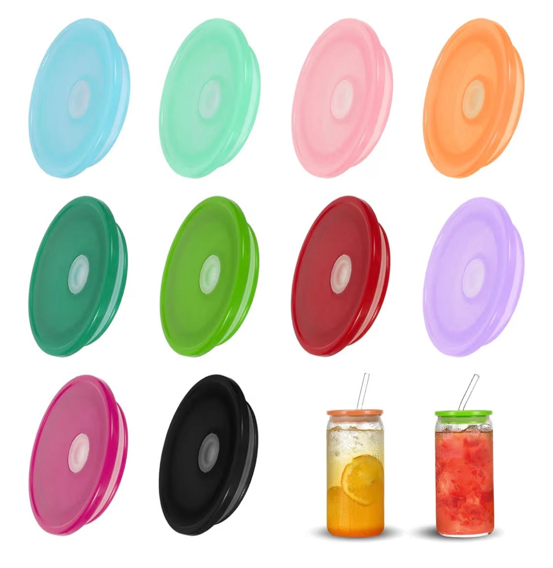 Colorful Acrylic Lids *ADD ON (16 & 12oz cups only)
