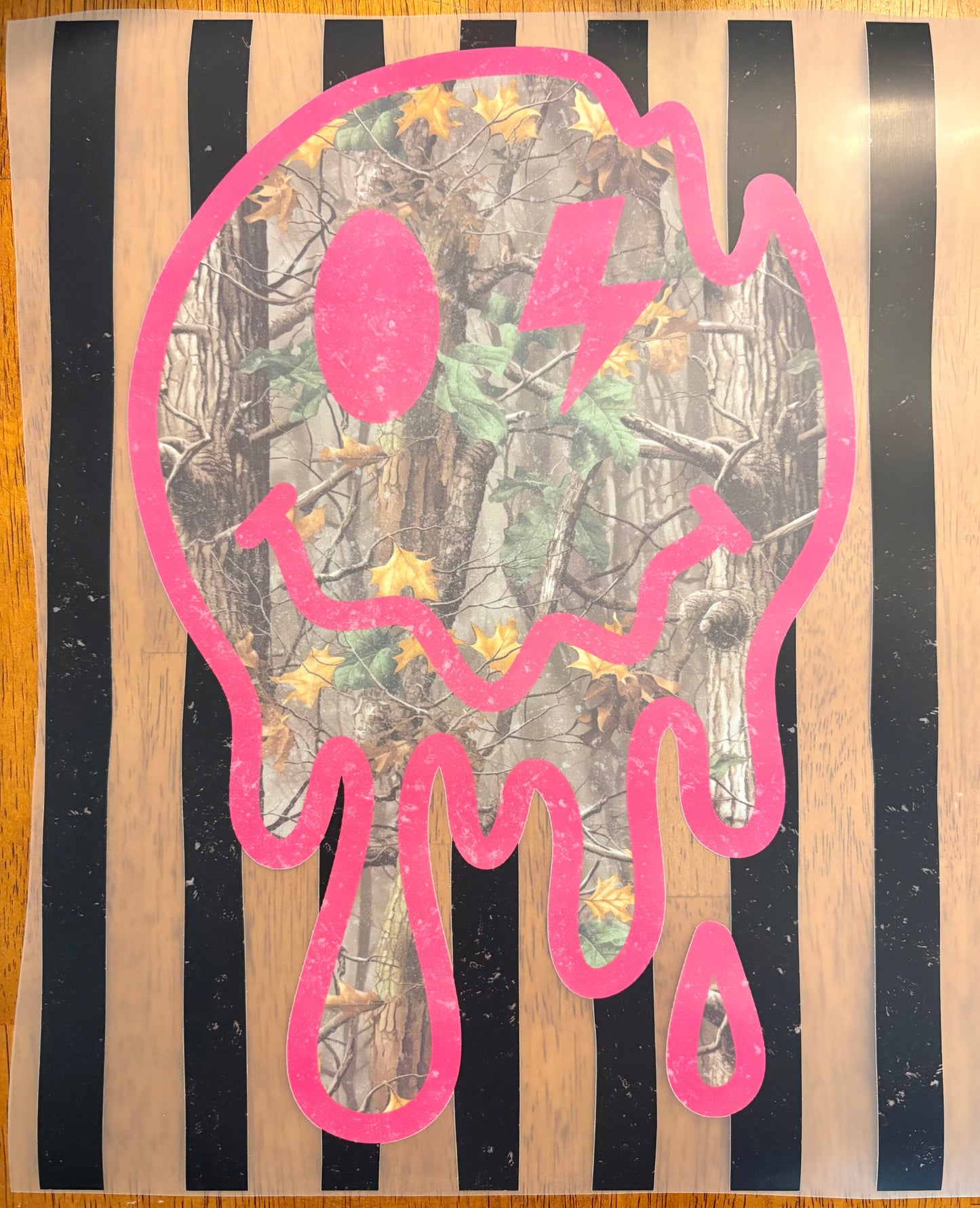 “Camo Smiley drip”