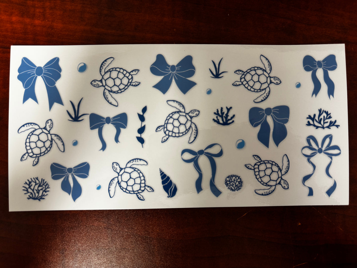 “Turtles & bows” Wrap #219