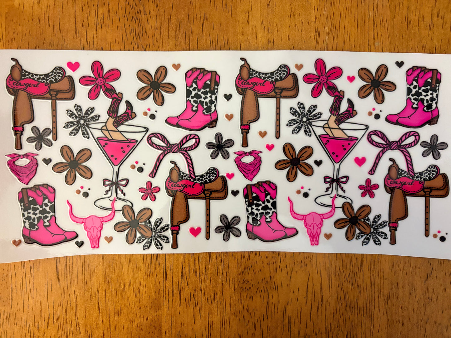 "Boots and martini's” Wrap #46A