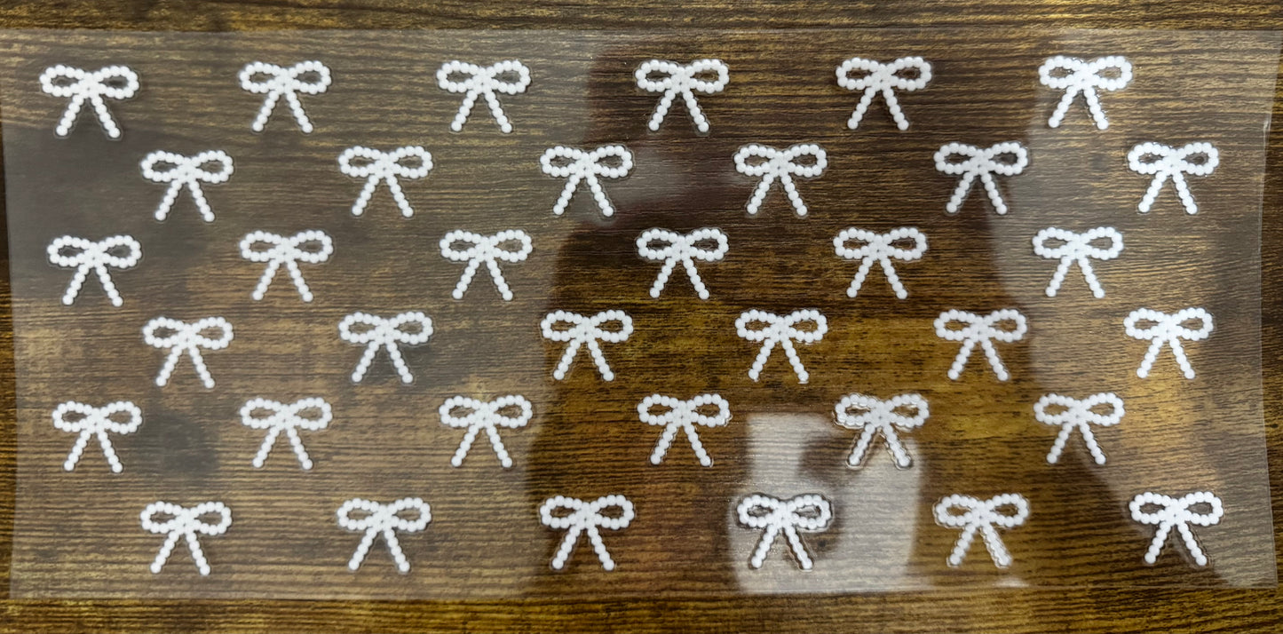 “Pearl bows” Wrap #115