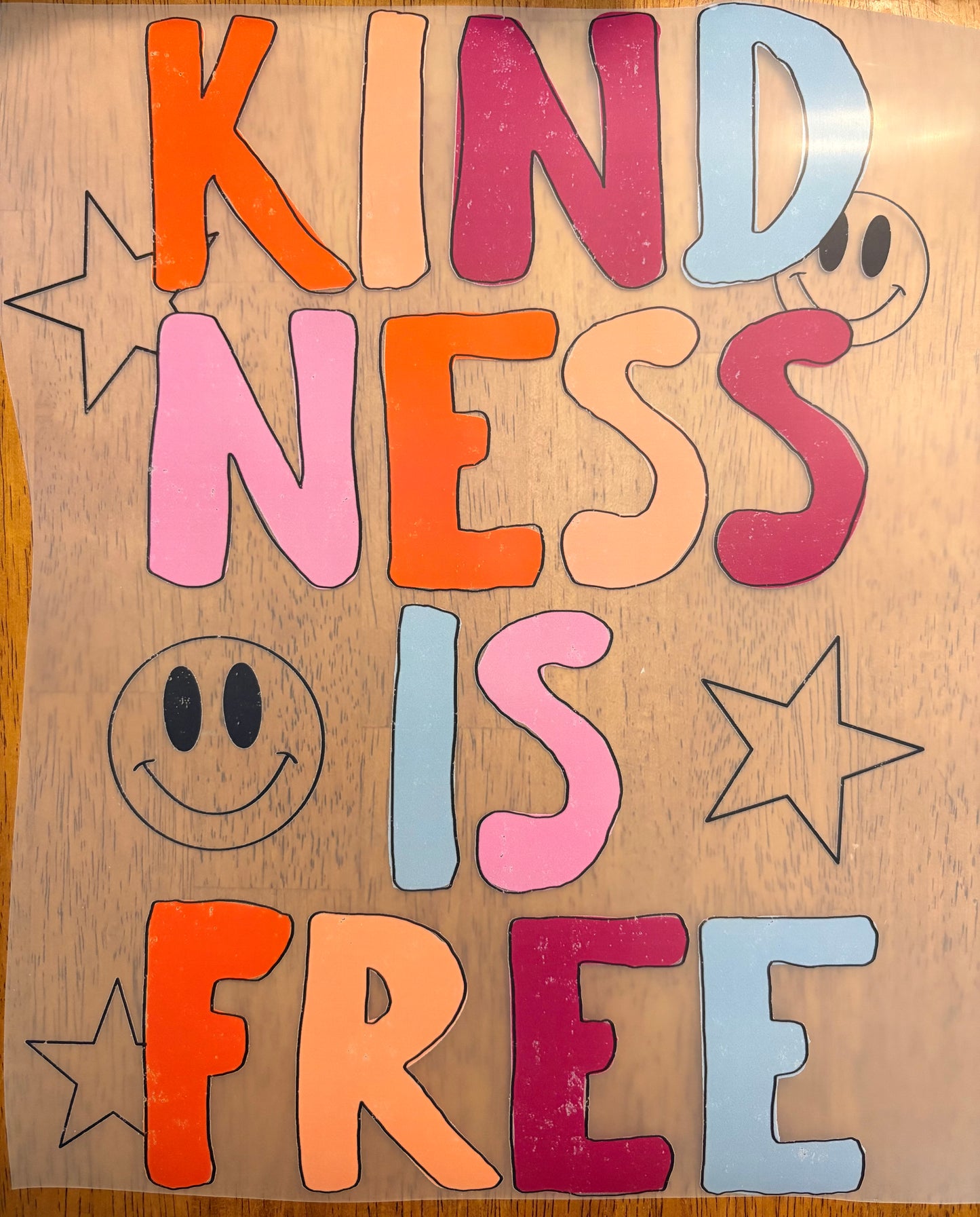 “Kindness is free”