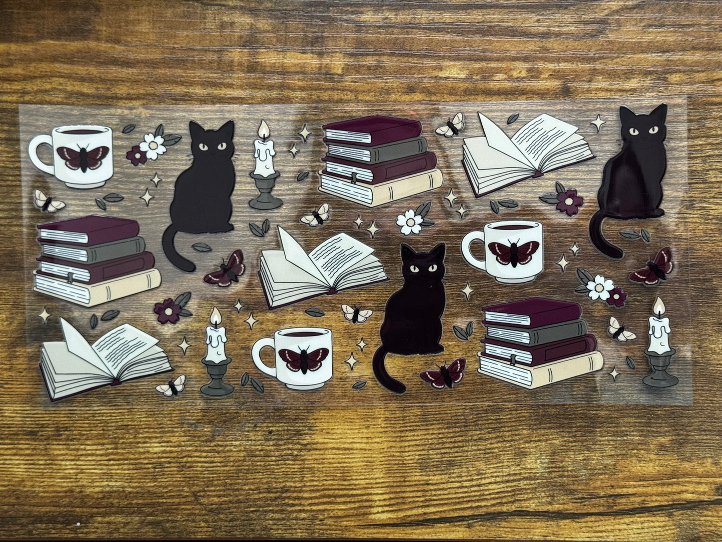 “Black cat & books" Wrap #19