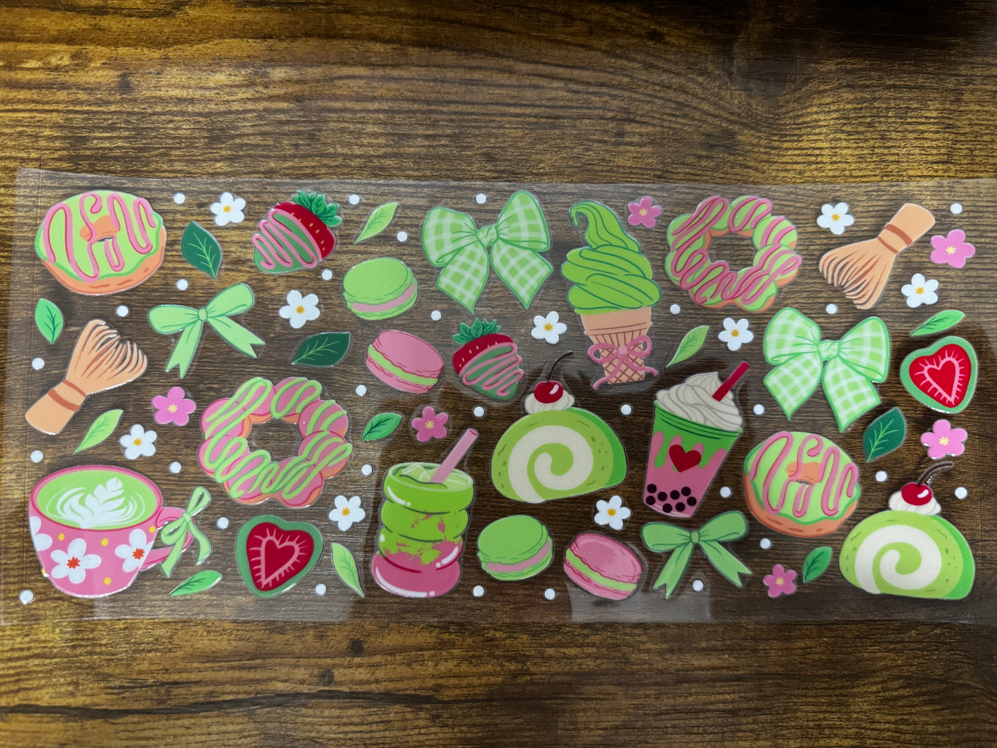 “Matcha and pastries” Wrap #254