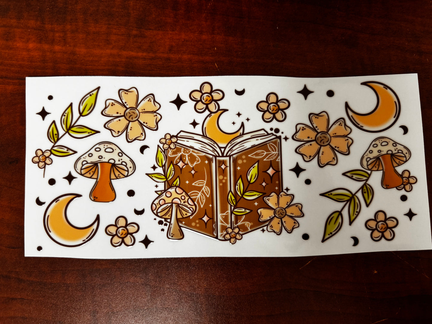 “Mushroom, book lover” Wrap #371