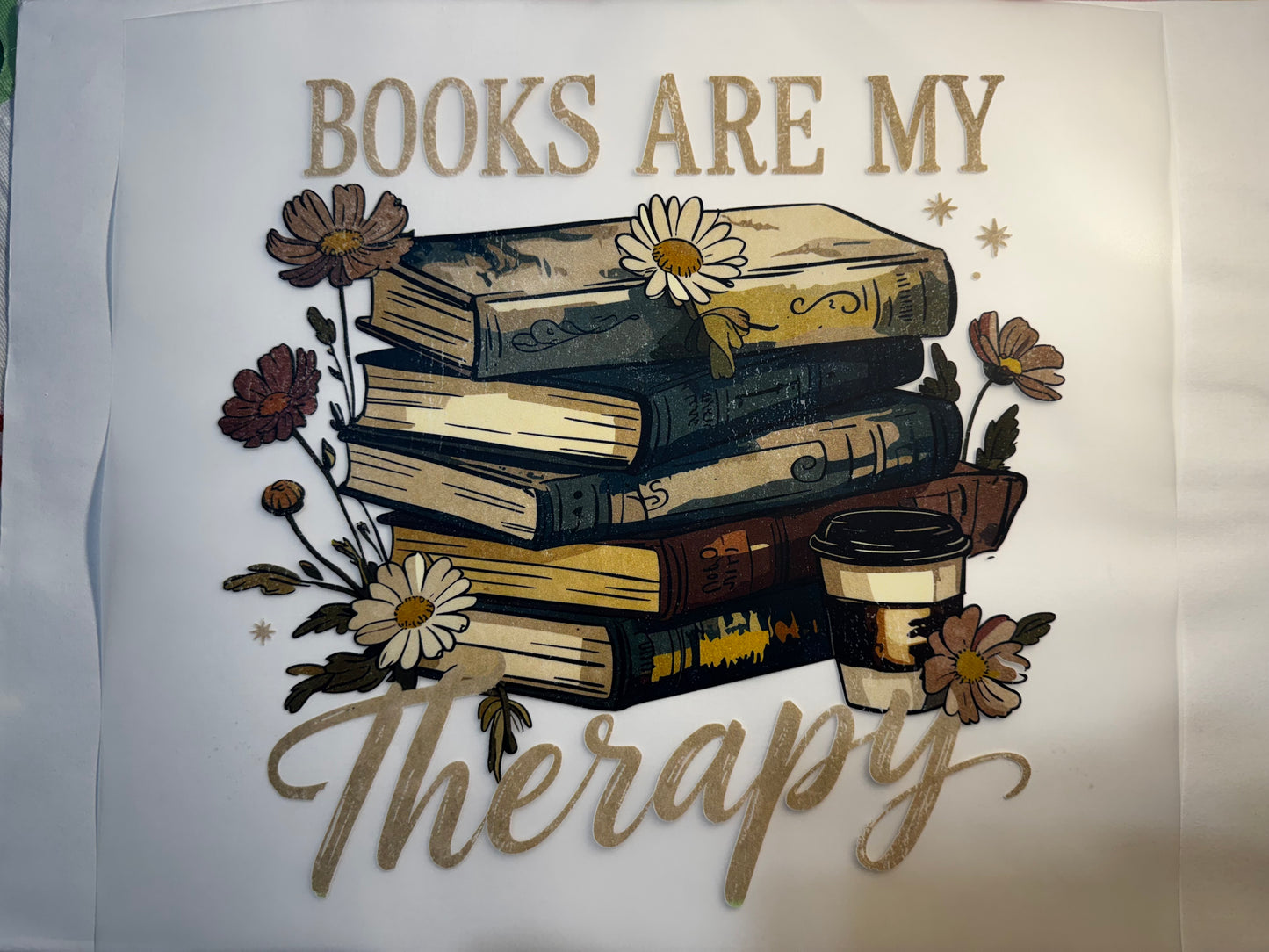 “Books are my therapy”