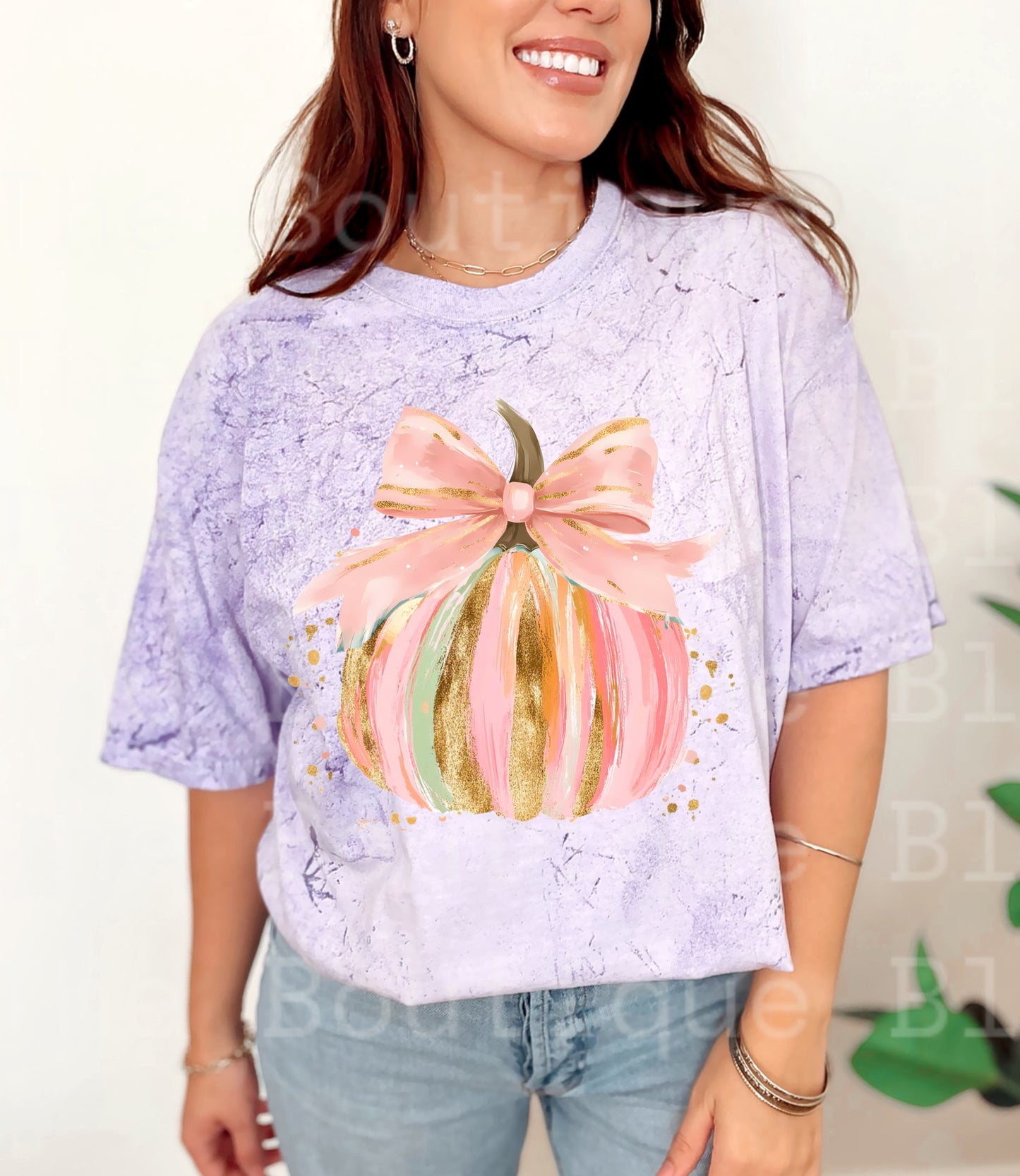 "Girly fall pumpkin" t-shirt