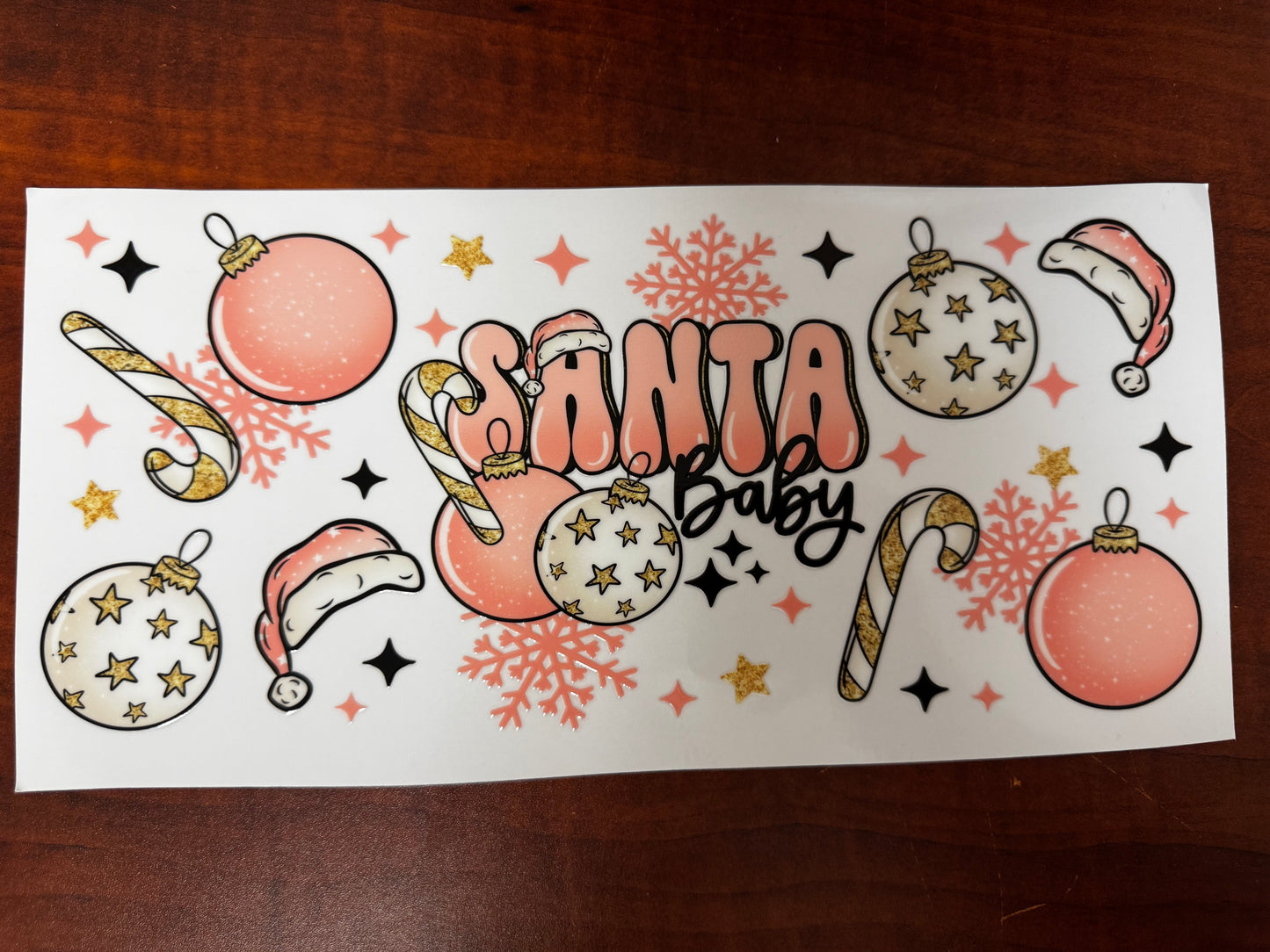“Santa baby” 40oz Wrap