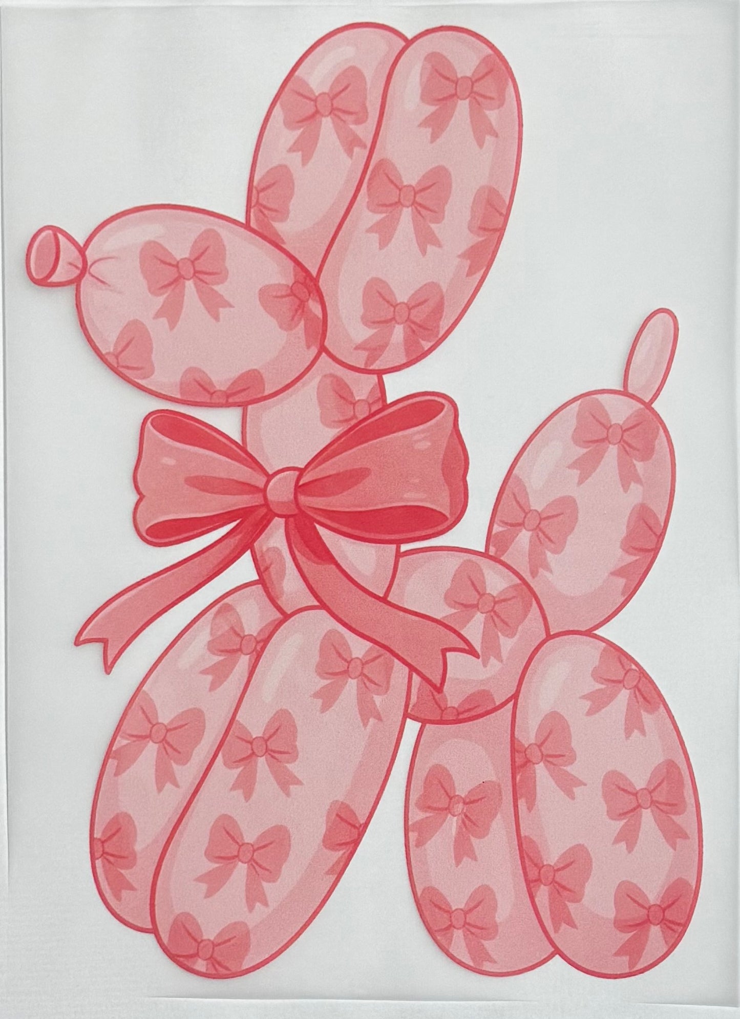“Bow balloon dog”