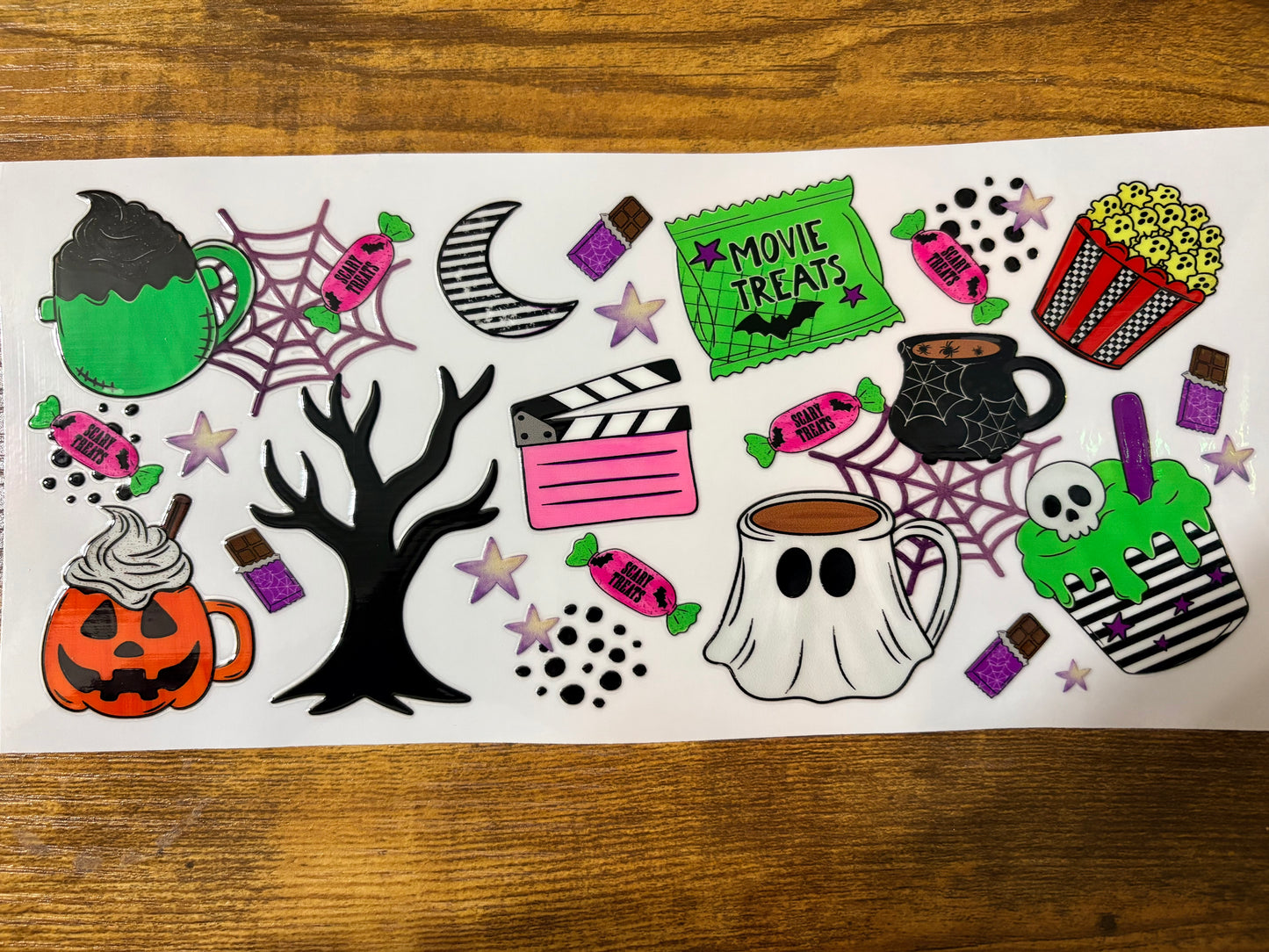 “Spooky movie treats” Wrap #74A