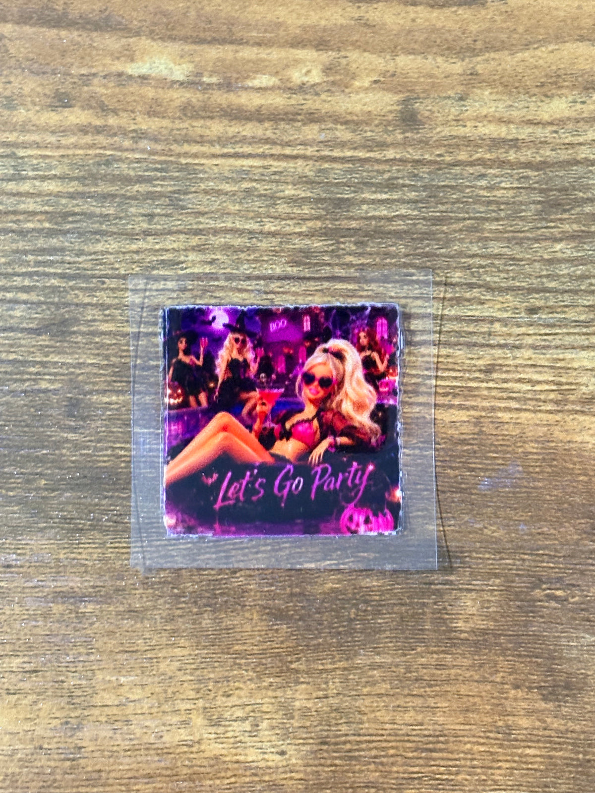 “Let’s go party” Shot glass decal