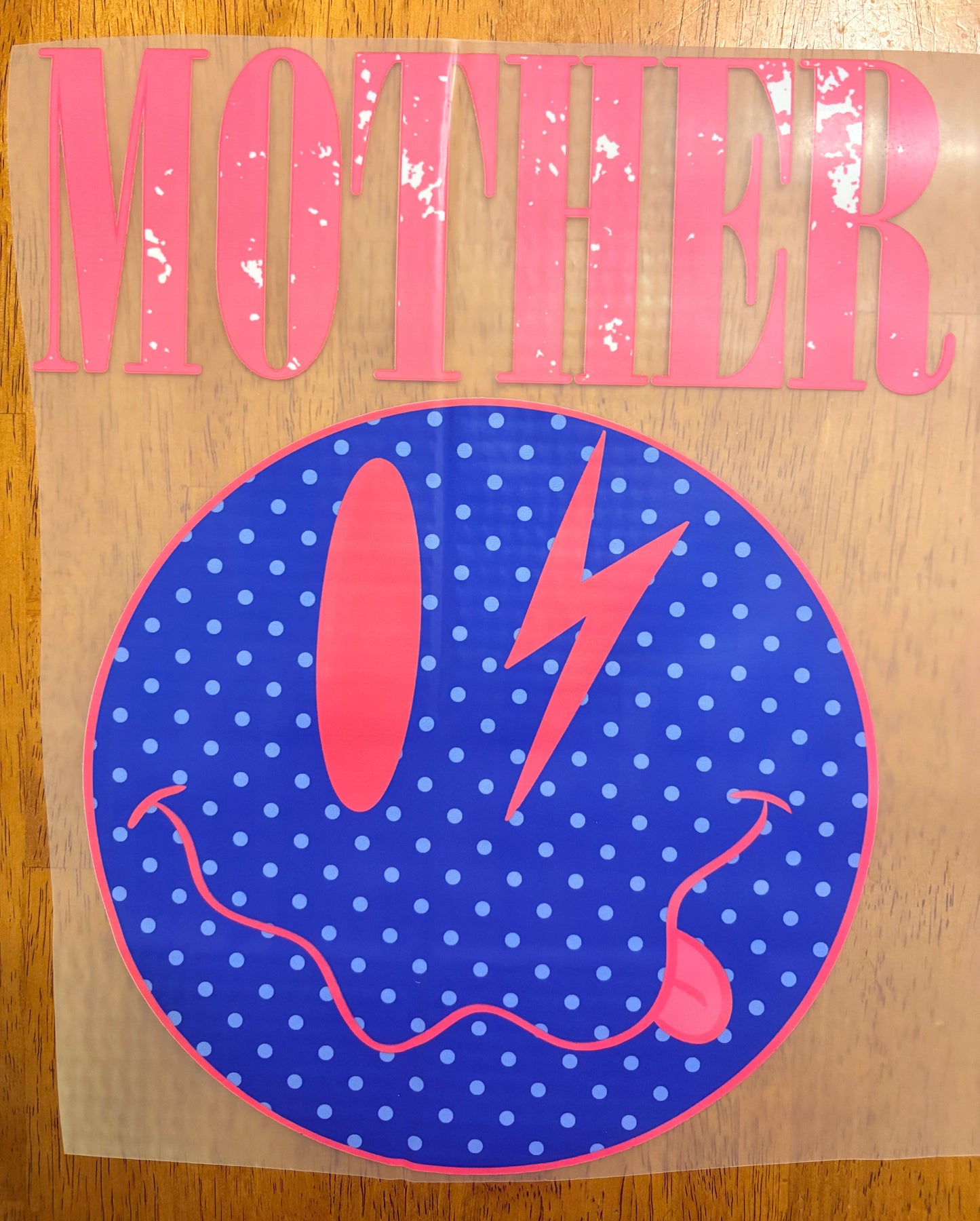 “Retro smiley mother"