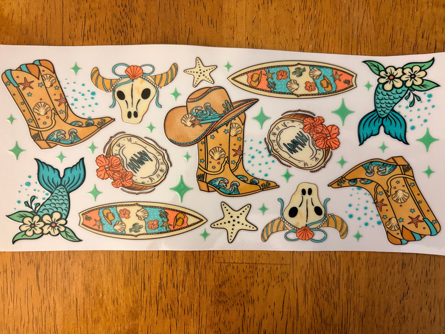 "Boots and skulls” Wrap #44A