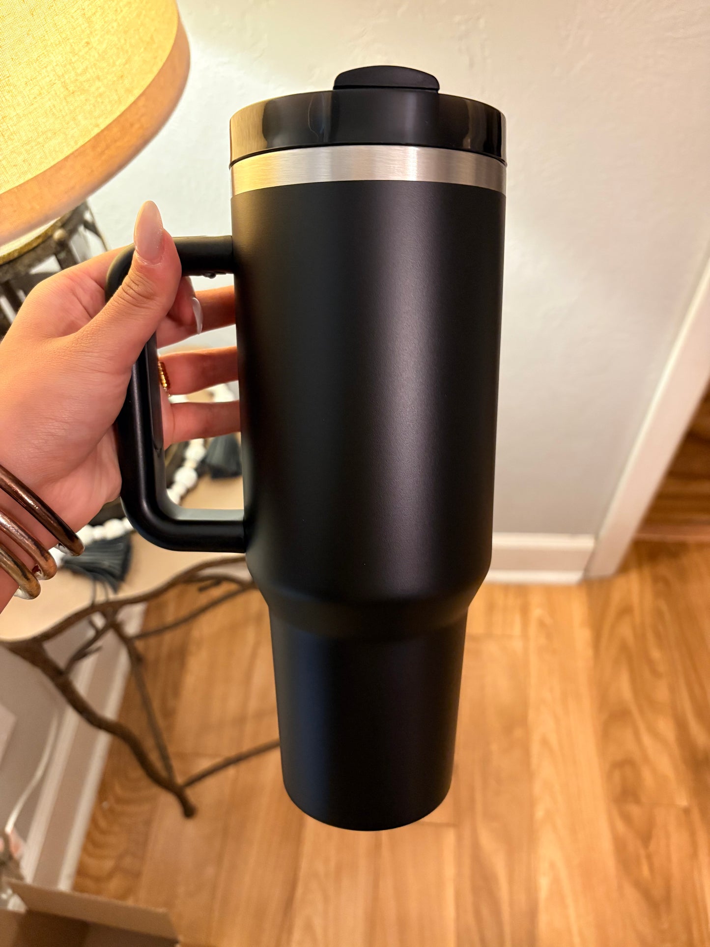 40oz BLACK INSULATED tumbler