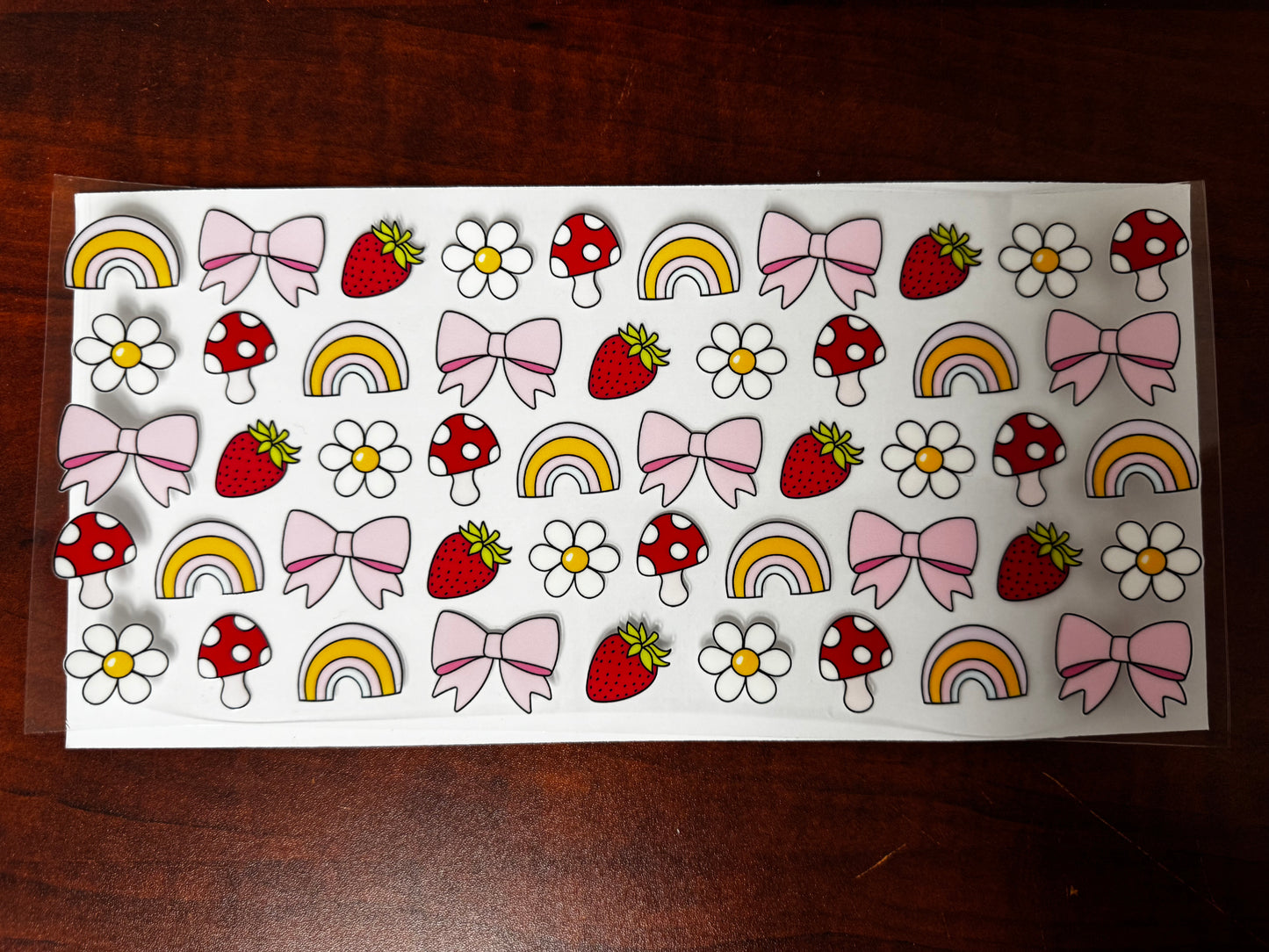 “Fruit, rainbow, bows” Wrap #233