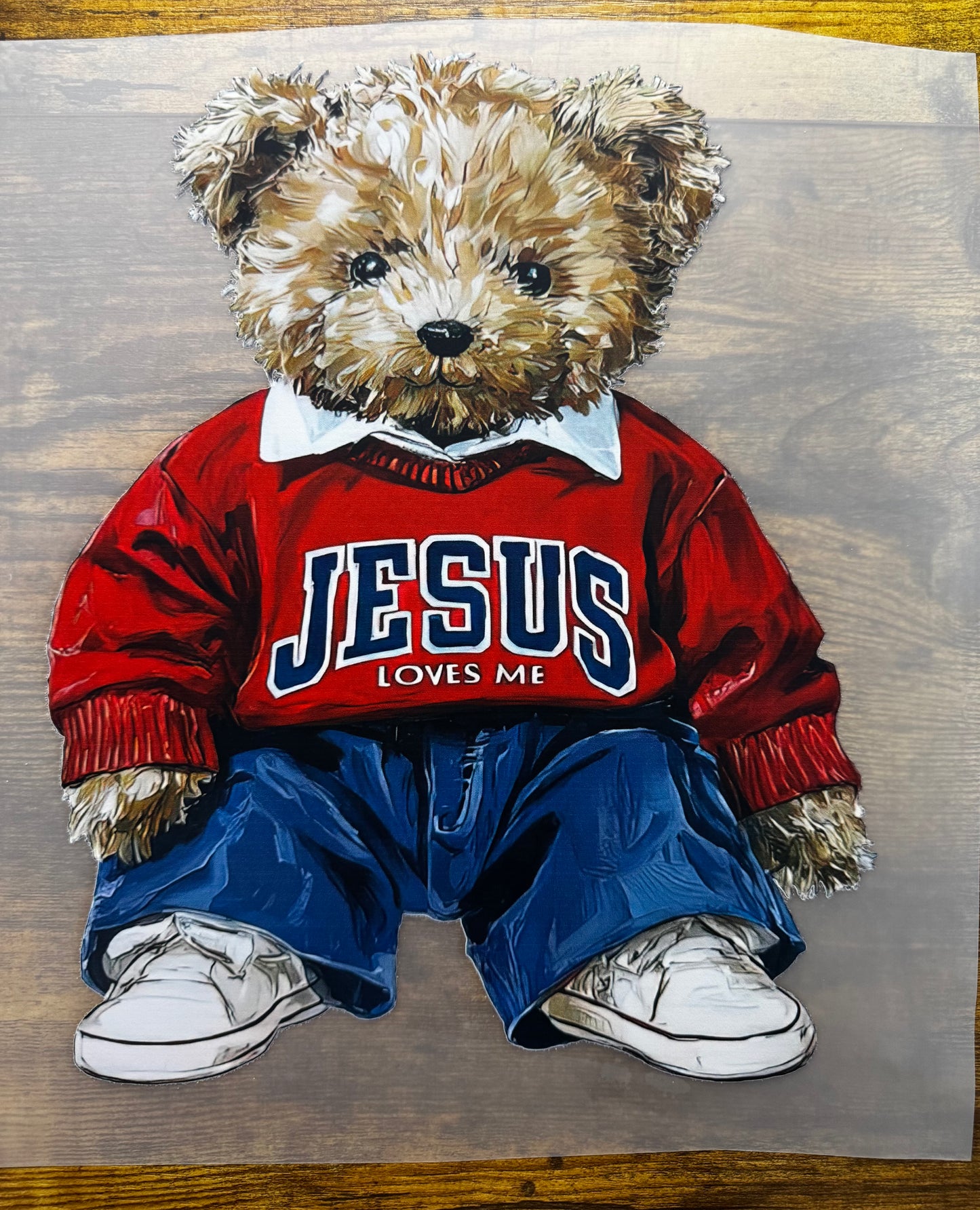 “Jesus loves me bear"