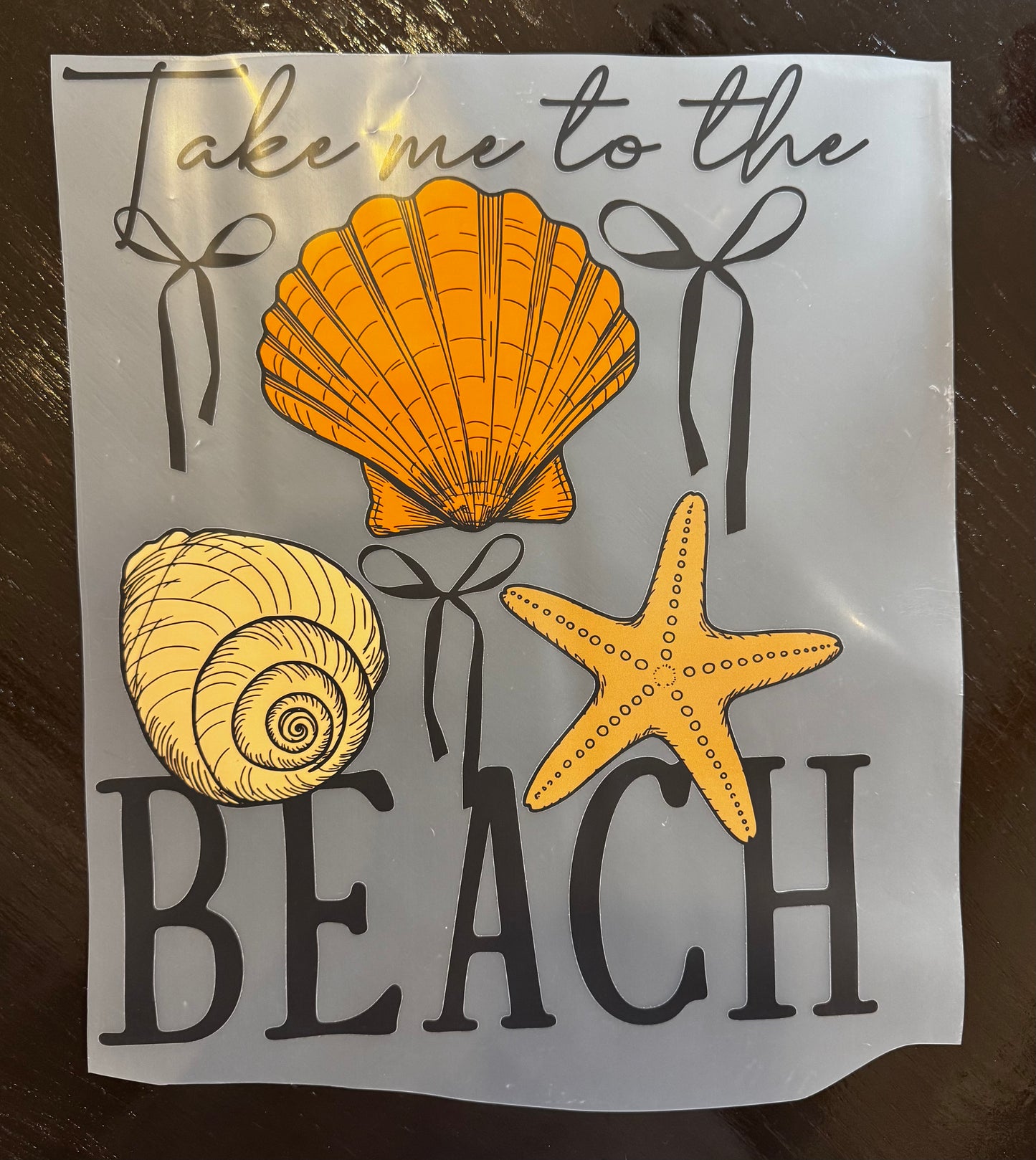 “Take me to the beach"