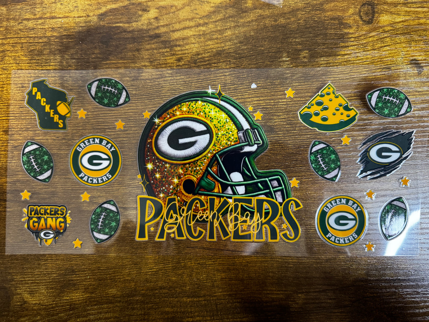“Green bay shimmer” Wrap #237