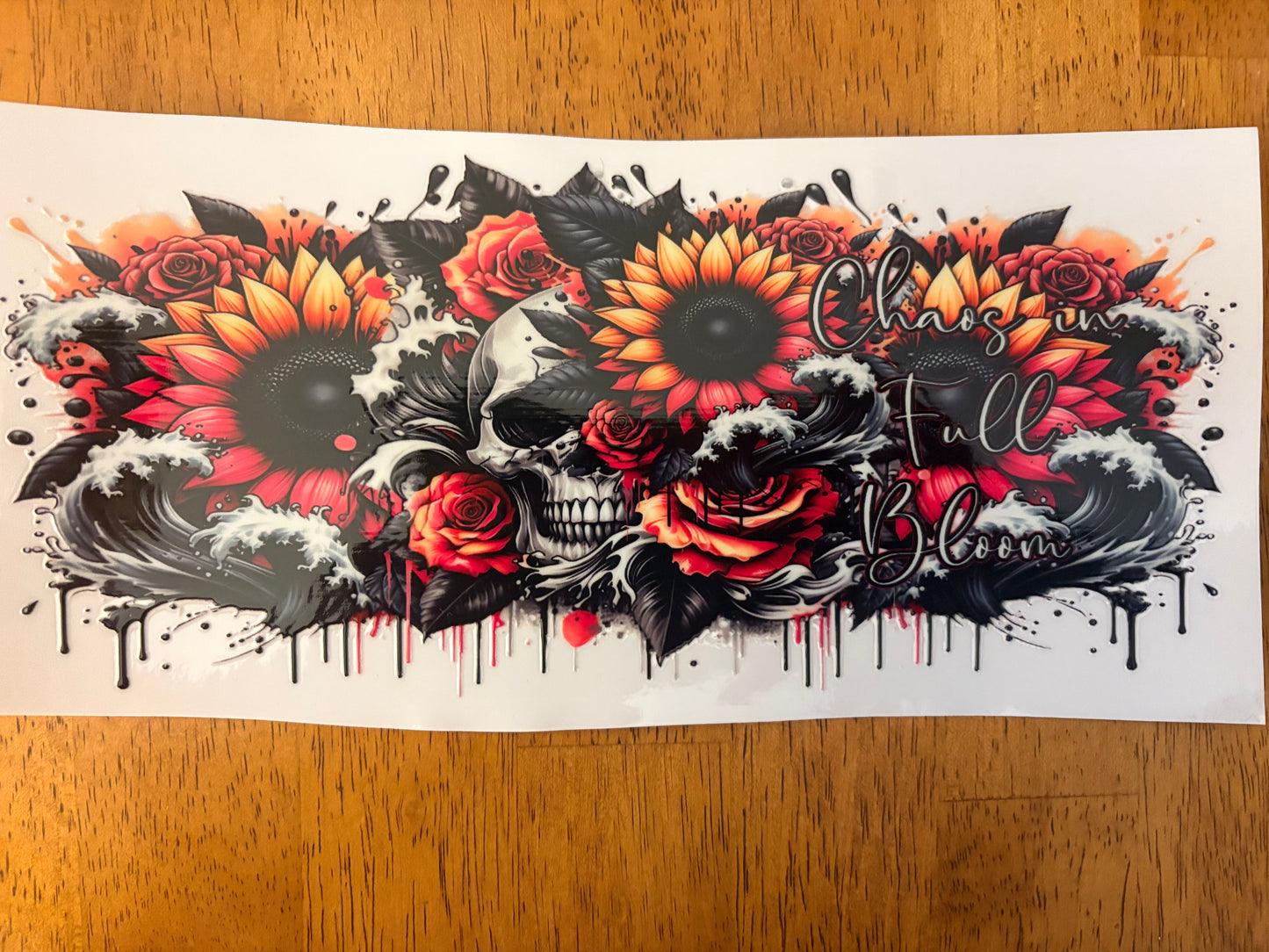 "Chaos in full bloom” Wrap #64A