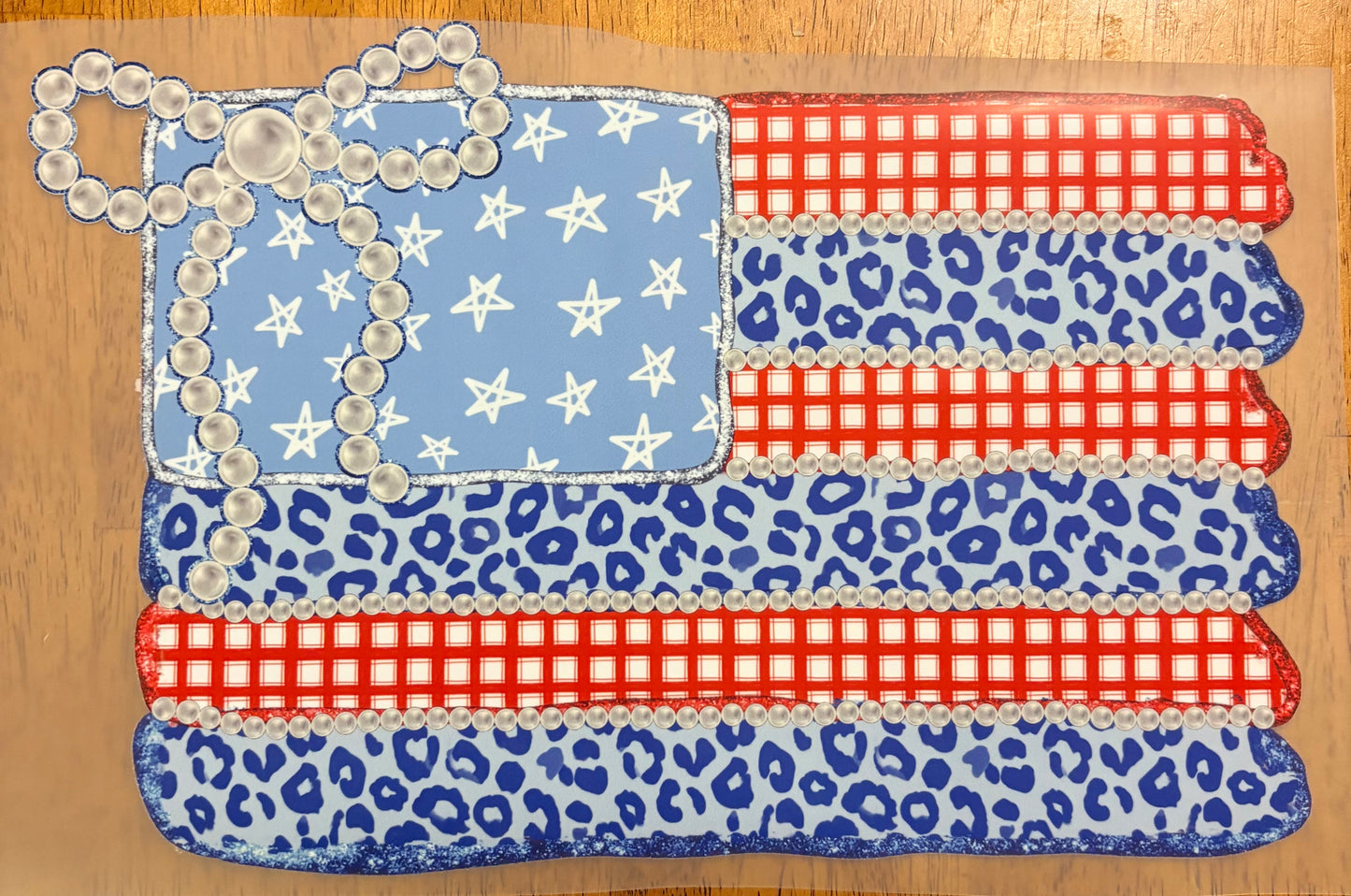“Patriotic Pearl flag”