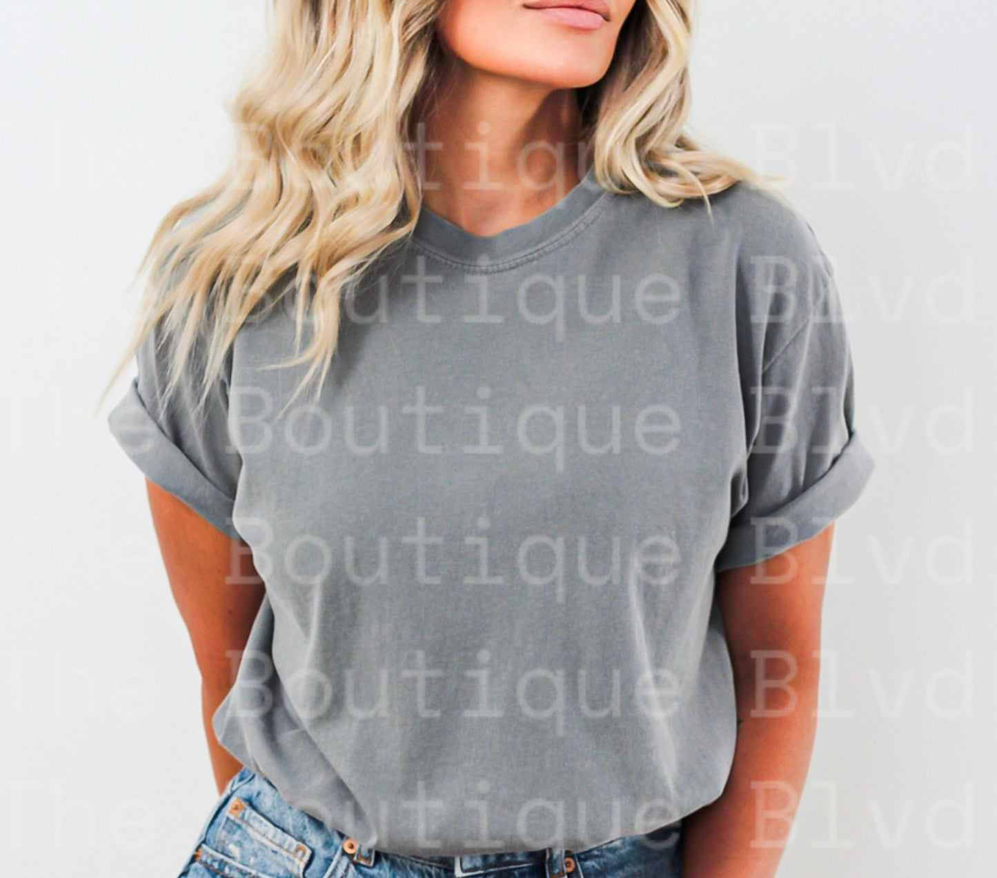 Grey Comfort Colors Tee