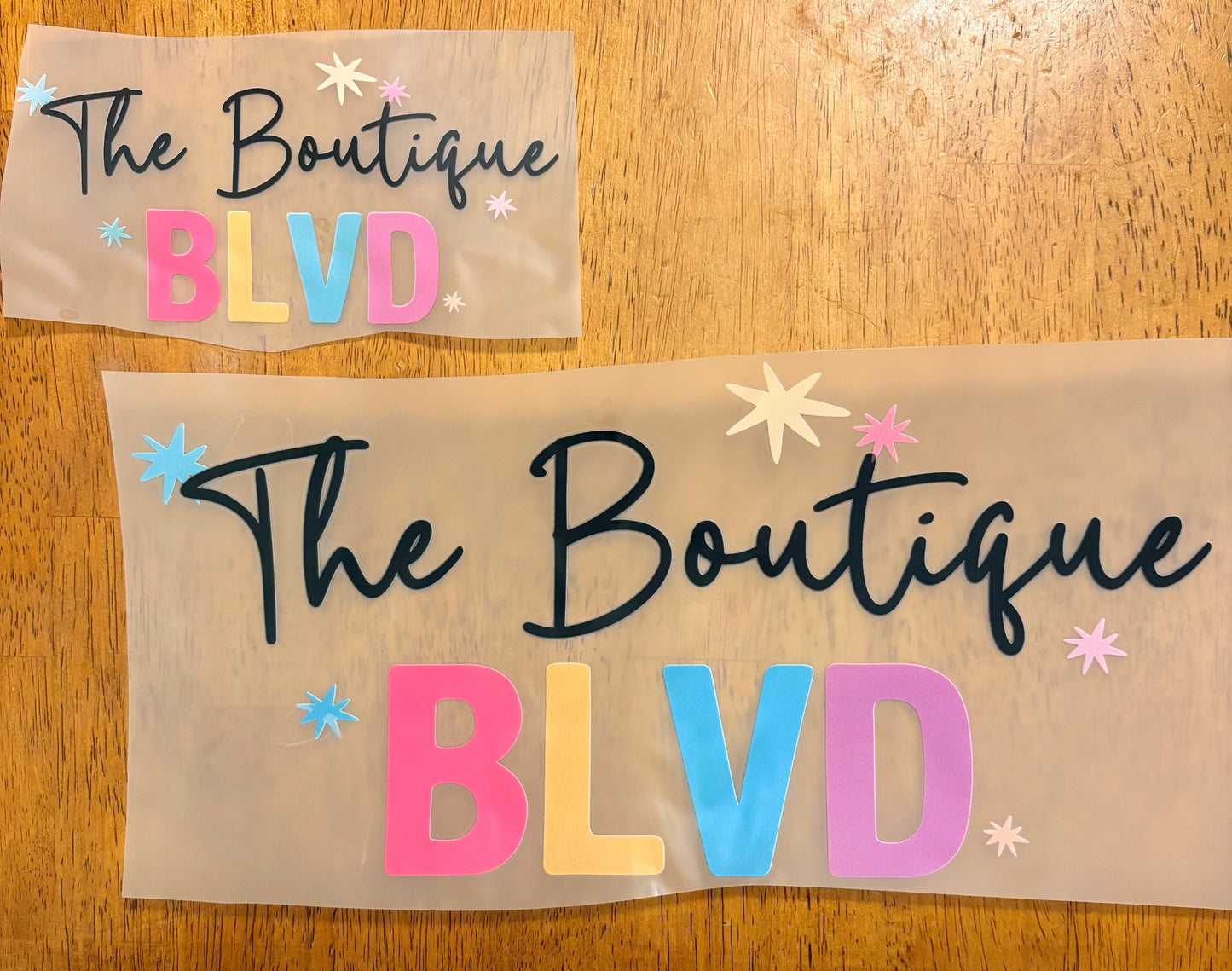 “2.0 The Boutique Blvd” FRONT AND BACK